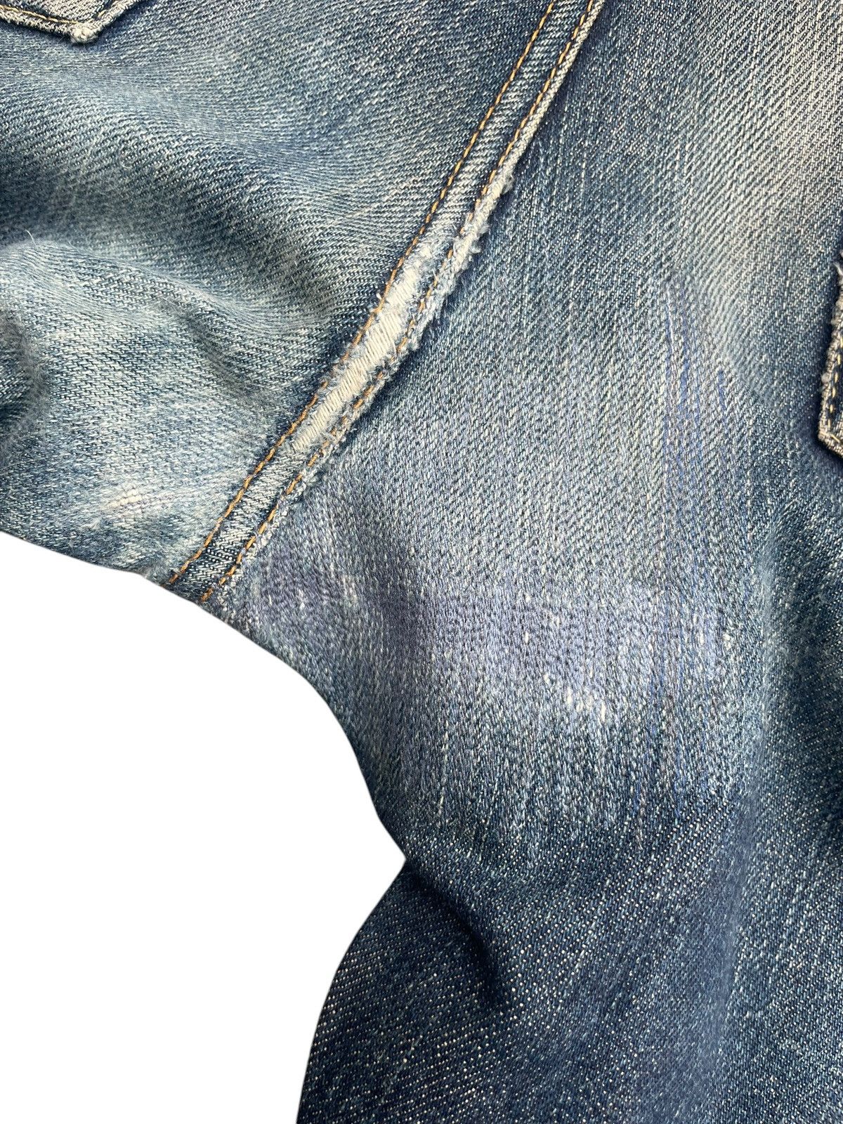 Japanese Brand × Uniqlo Uniqlo UJ S002 Selvedge Distresed Jeans Size US 34 / EU 50 - 10 Thumbnail