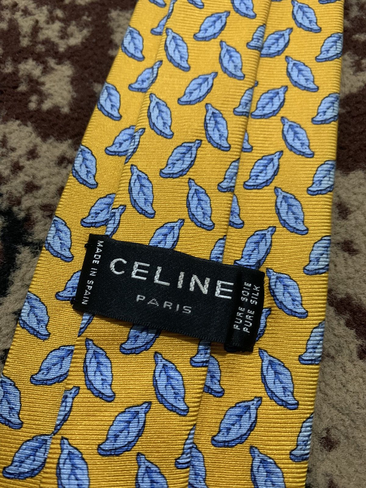 Celine Vintage Ties Celine Monogram Leaf Size ONE SIZE - 3 Thumbnail