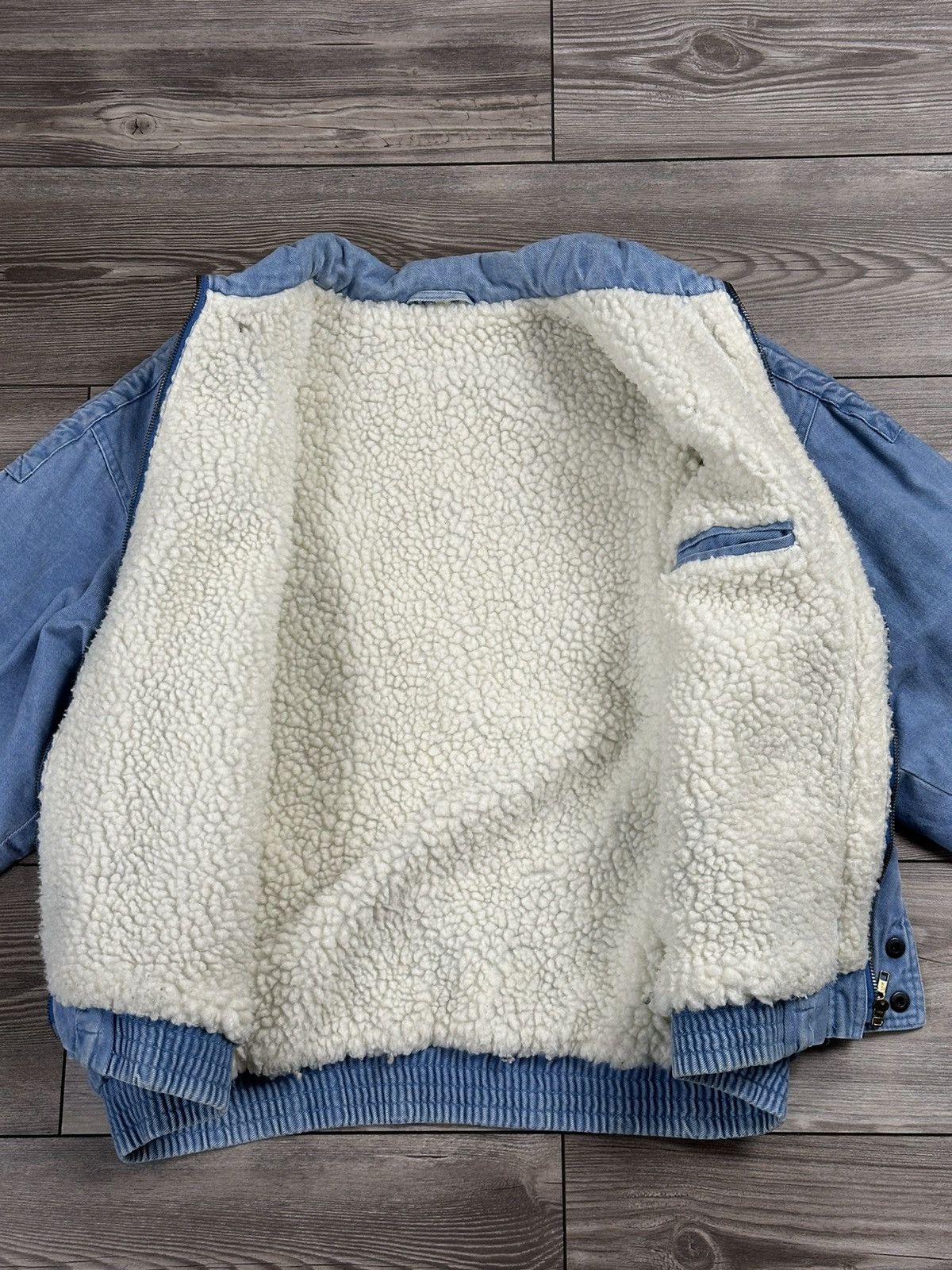 Vintage Vintage Sherpa Lined Jacket Size US XL / EU 56 / 4 - 4 Thumbnail