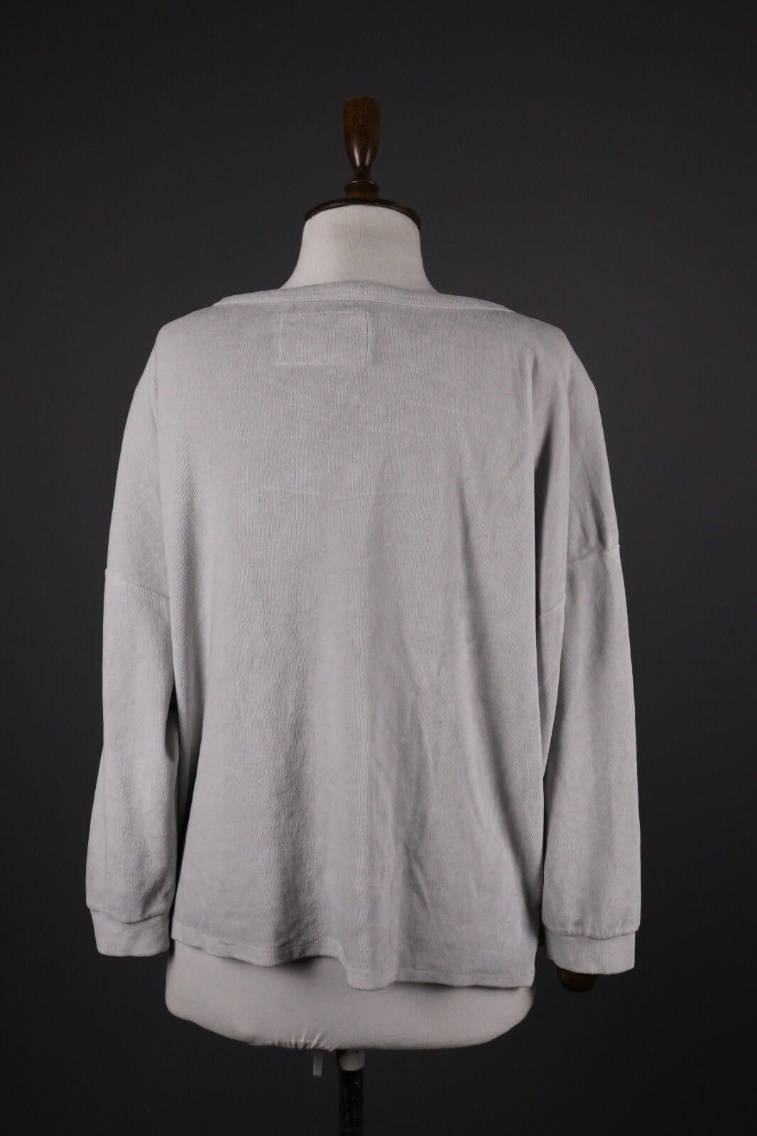 True Religion True Religion Wide Boxy Sweat Gray Top Shirt Size S Size S / US 4 / IT 40 - 5 Thumbnail