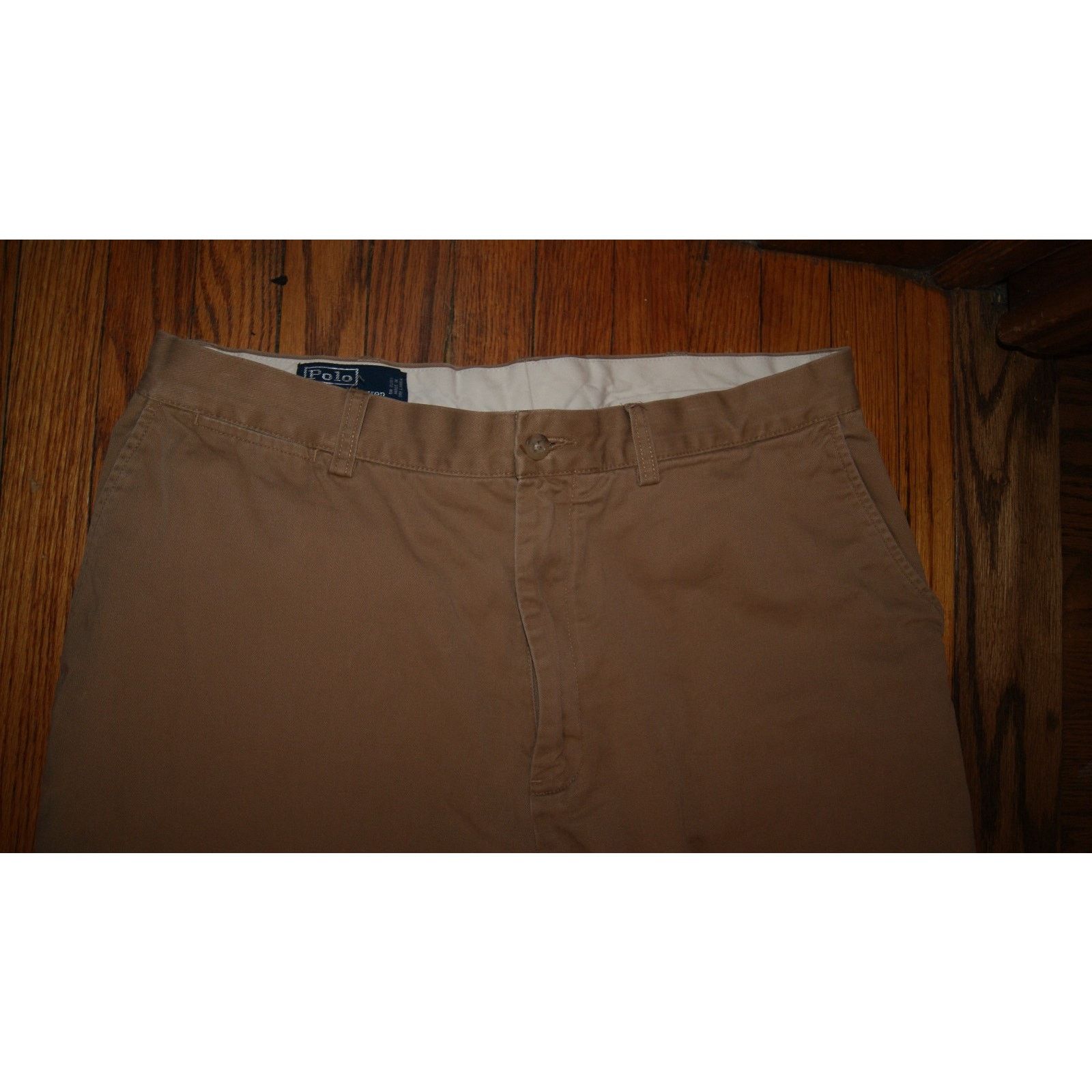 Polo Ralph Lauren VTG Polo Ralph Lauren Prospect Pants Mens 36x32 Tan Khaki Size US 36 / EU 52 - 3 Thumbnail