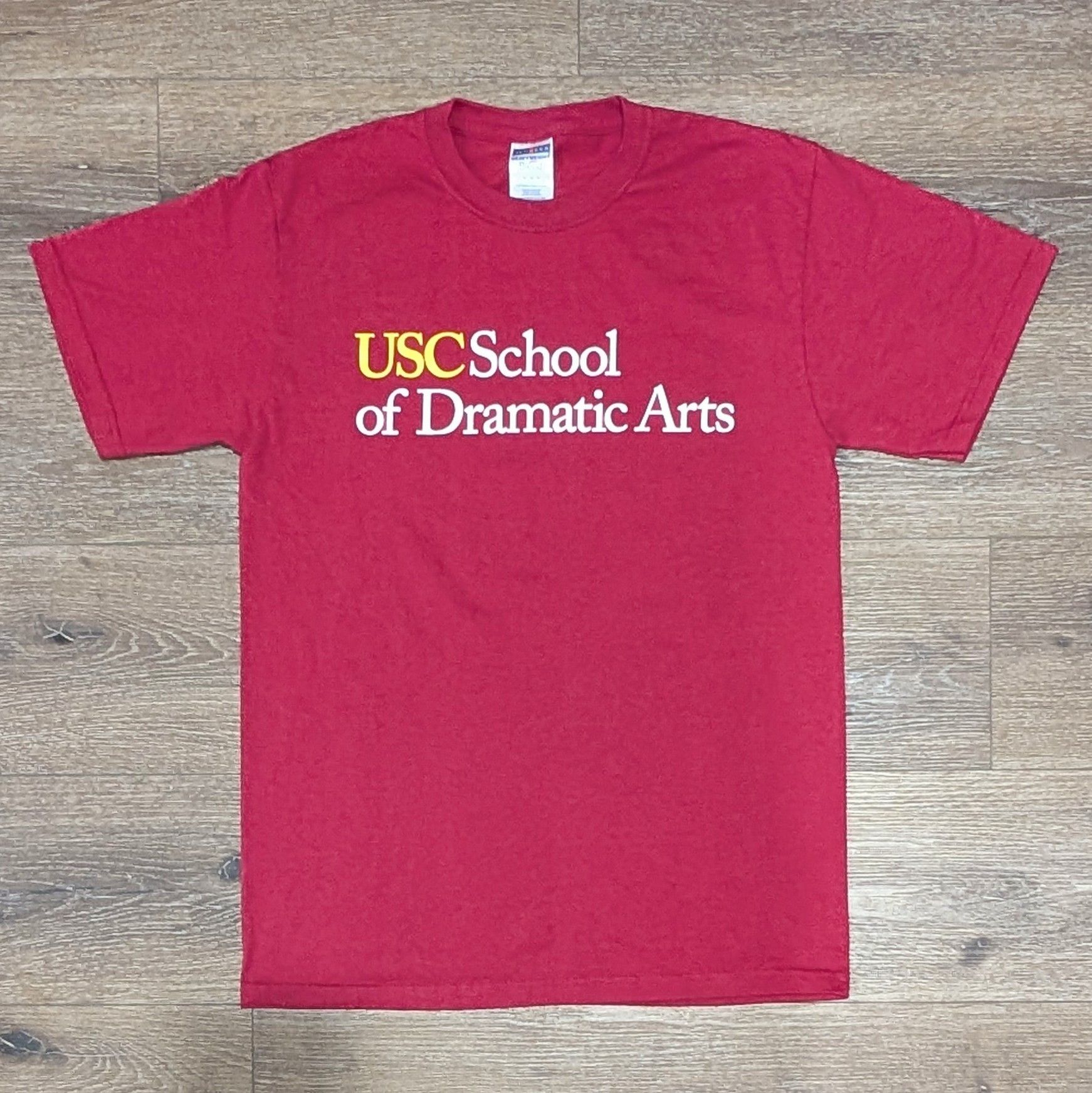Jerzees Vintage USC School of Dramatic Arts t-shirt - SIZE M Size US M / EU 48-50 / 2 - 1 Thumbnail