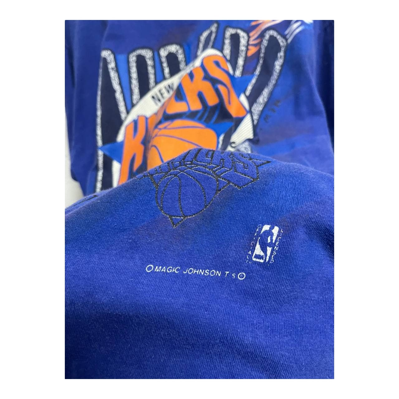 NBA × Vintage VINTAGE 90s TEE NEW YORK KNICKS #SKU-A1211 DP Size US L / EU 52-54 / 3 - 4 Thumbnail