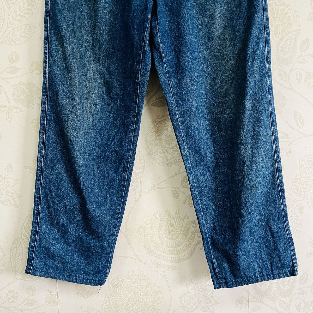 Polo Ralph Lauren × Ralph Lauren × Vintage Vintage 1980s Ralph Lauren Polo Country Denim Baggy Pants Size US 31 - 8 Thumbnail