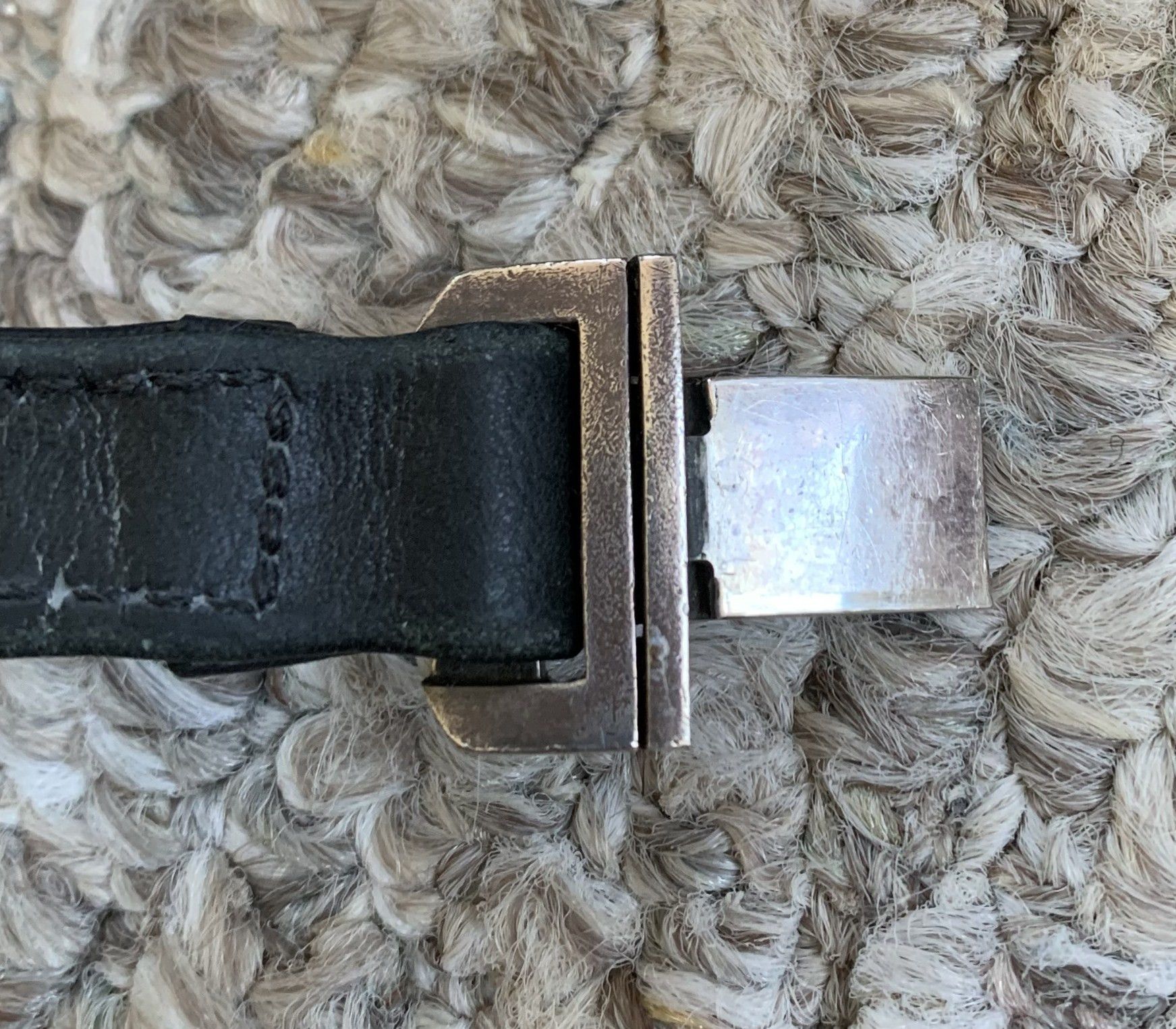 Chrome Hearts Chrome Hearts Leather Silver Cross Bracelet Size ONE SIZE - 9 Thumbnail