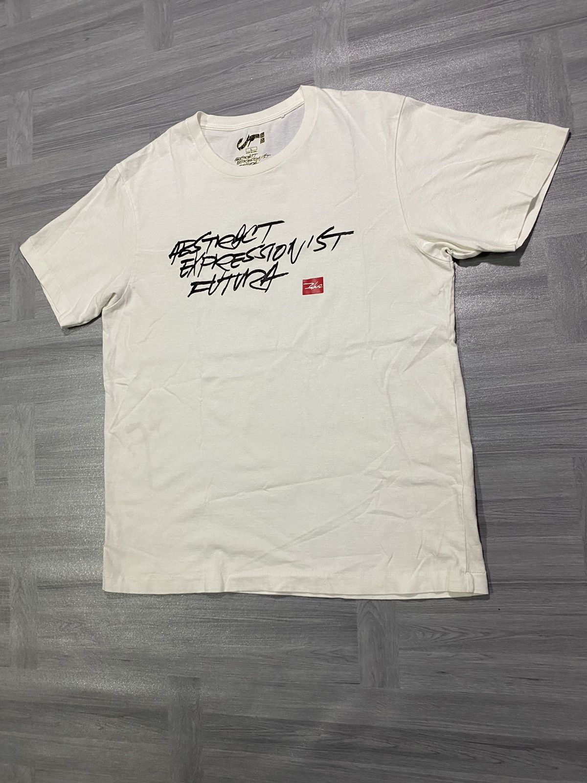 Uniqlo Rare Vintage Abstract Expressionist Futura Uniqlo Tee Size US L / EU 52-54 / 3 - 6 Thumbnail