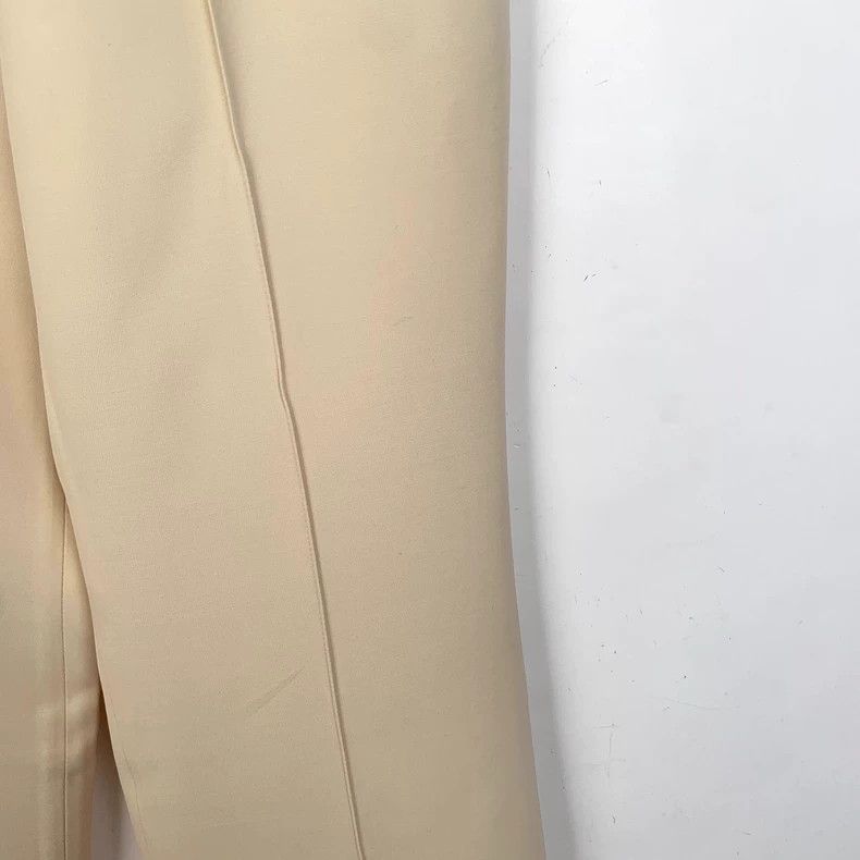 Gucci Gucci Beige mulberry silk casual suit trousers 2502-Nextarr Size 36R - 4 Thumbnail