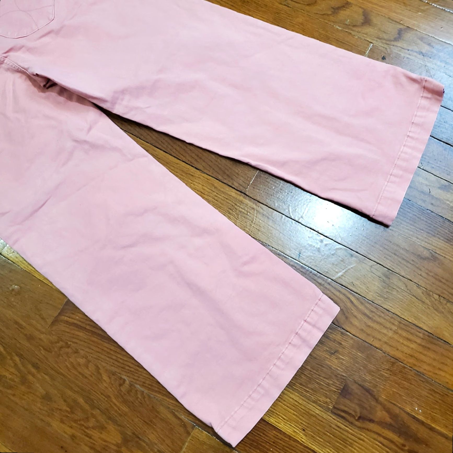 Rolla's Rolla's Jeans Womens 28 Pink High Rise Wide Leg Ankle Denim Pants Aussie 10 Size 28" / US 6 / IT 42 - 2 Thumbnail