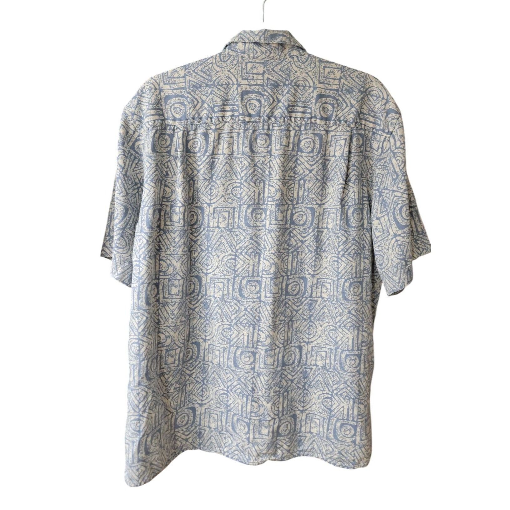 Other Vintage Silk Circa 1969 Mens Short Sleeve Button-Up Shirt L Size US L / EU 52-54 / 3 - 2 Thumbnail