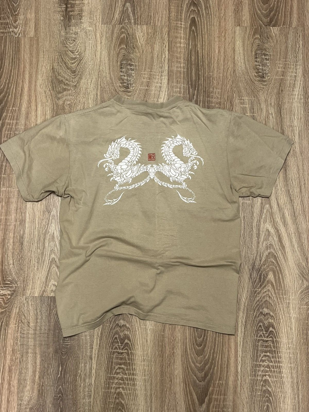 Stussy × Vintage Vintage 90's Stussy Outdoor Dragon Shirt Size US M / EU 48-50 / 2 - 1 Thumbnail