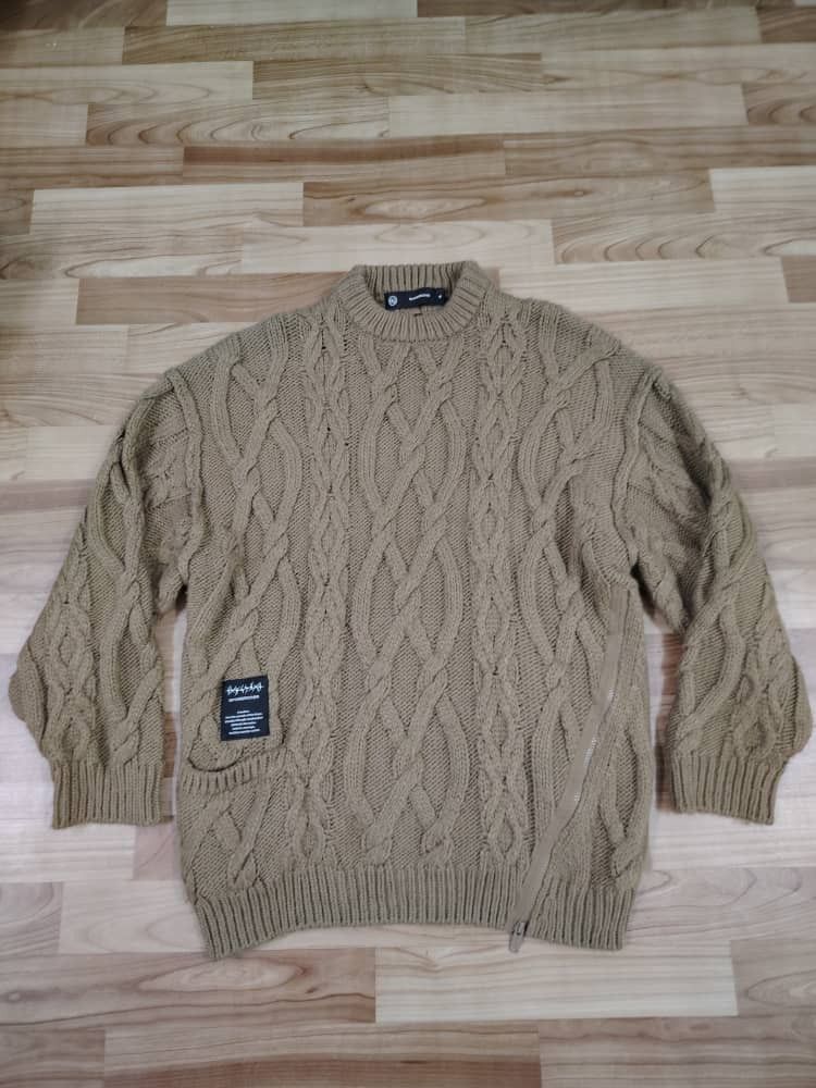 Gu X Undercover Cozy Cable Knitwear Baggy Sweater