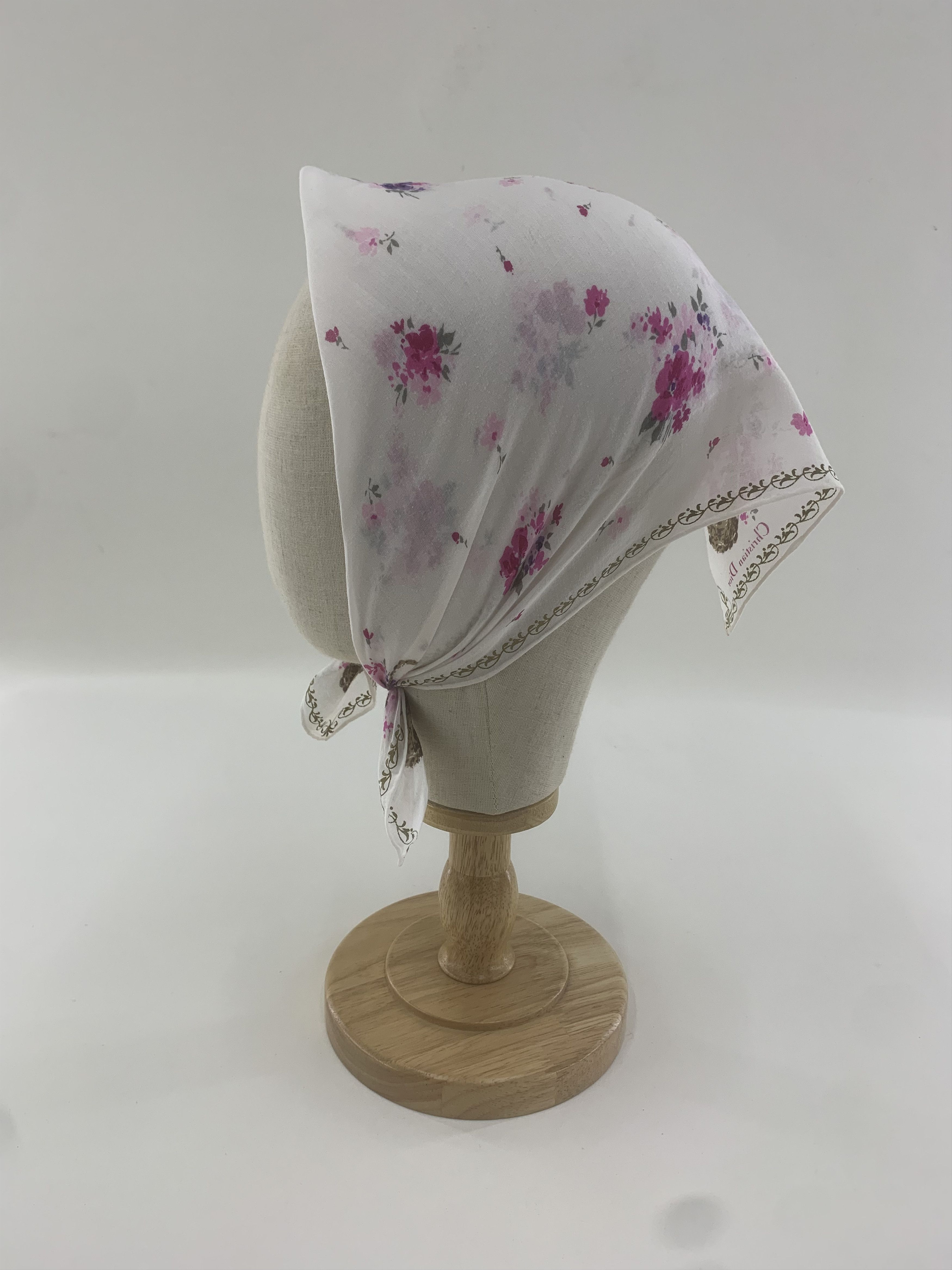 Christian Dior Monsieur Christian Dior Handkerchief Bandana Neckerchief TB3381 Size ONE SIZE - 3 Thumbnail