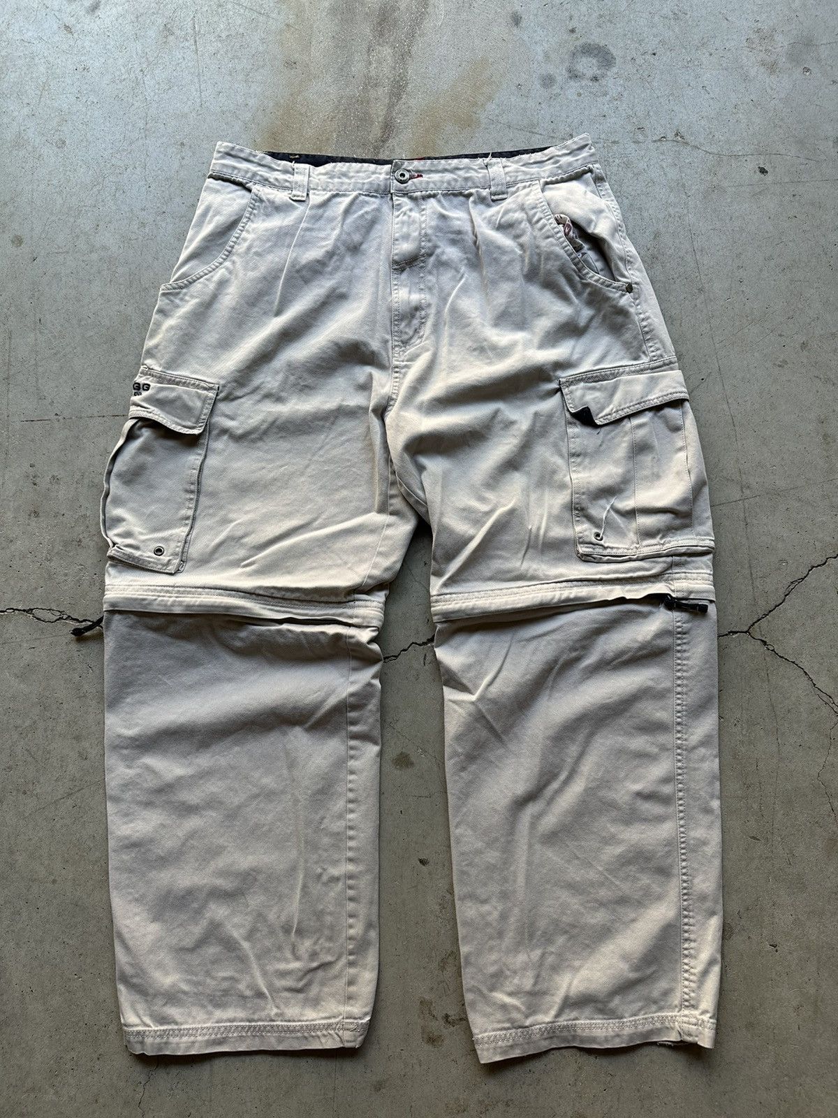 Jaded London Y2K Vintage Cream baggy cargo pants Size US 36 / EU 52 - 1 Thumbnail