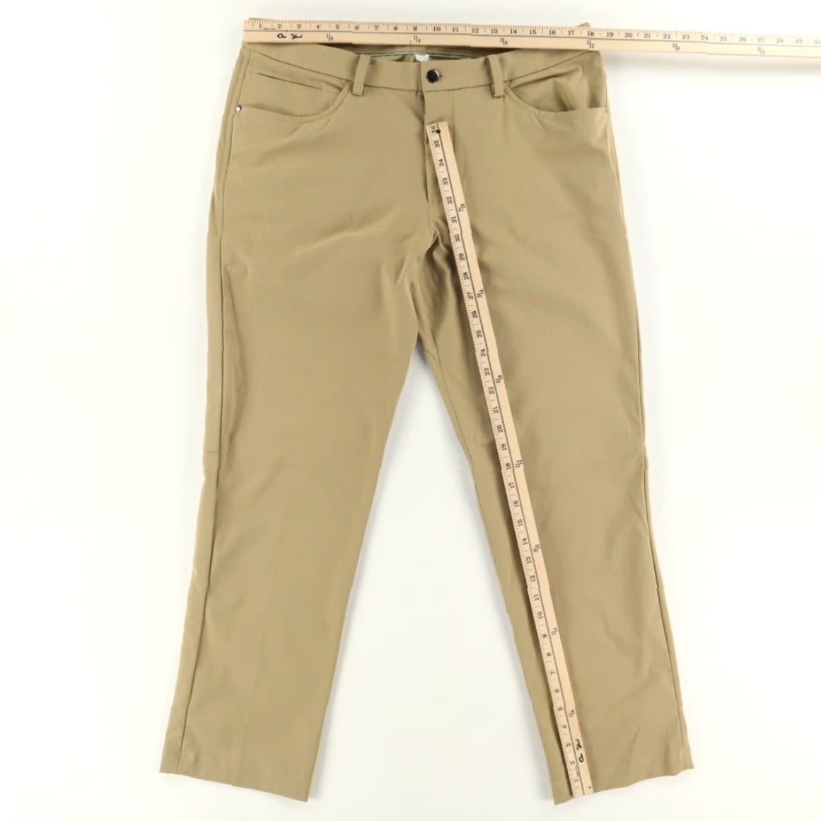 Lululemon Lululemon ABC Classic Warpstream Woven Chino Pants Khaki Men's 36 Size US 36 / EU 52 - 3 Thumbnail