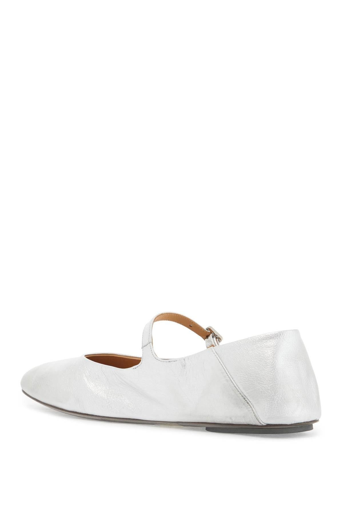 Marsell o1s22i1n1025 Ballerine Train Flats in Silver Size US 7 / IT 37 - 3 Thumbnail