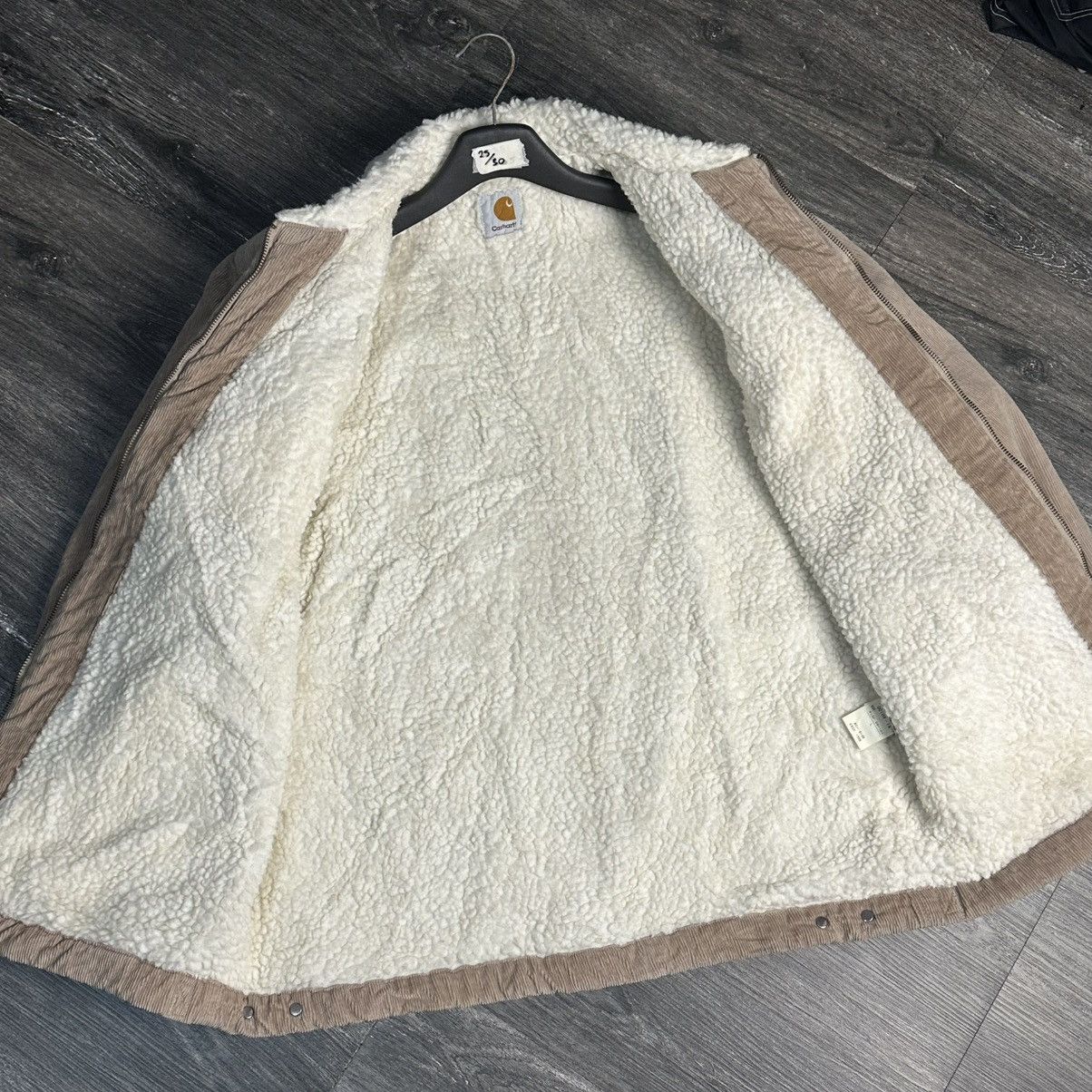 Carhartt Carhartt Corduroy Jacket Woven Tag Back Boa Rare Vintage Size US L / EU 52-54 / 3 - 10 Thumbnail