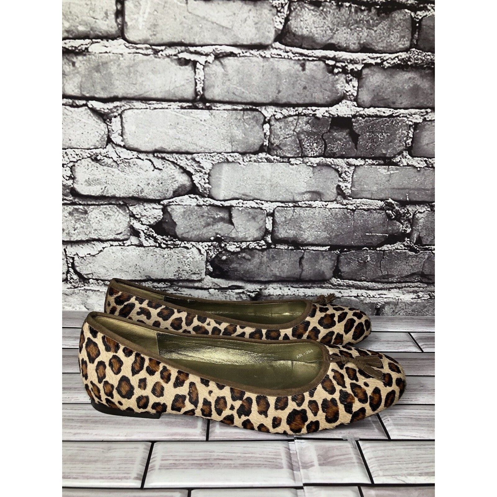 Boden Boden Leopard Print Calf Hair Tassel Ballet Flats Shoes Wome Size US 11 / IT 41 - 9 Thumbnail