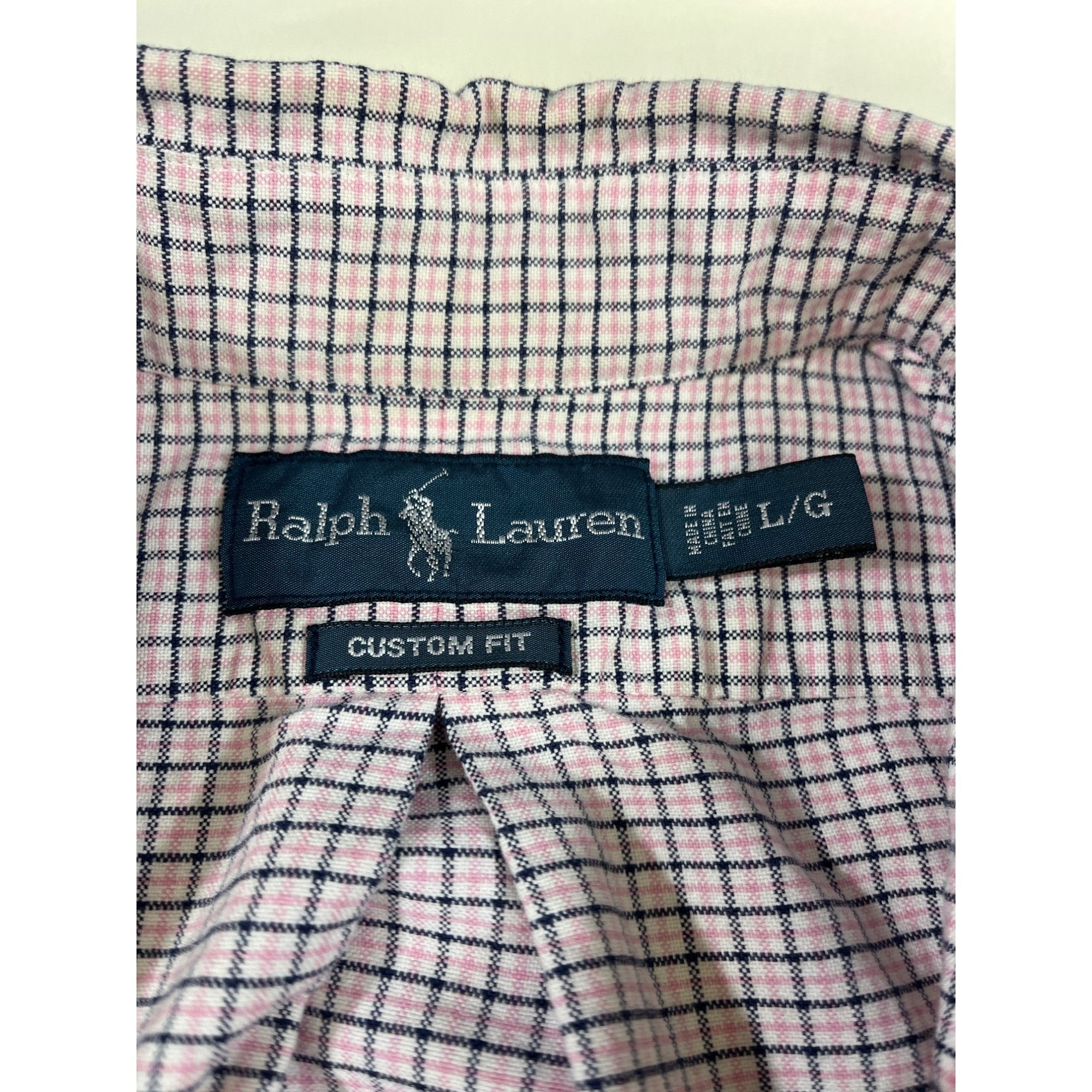 Ralph Lauren Ralph Lauren Mens pink Checkered Button Up Long Sleeve Shirt Size US L / EU 52-54 / 3 - 7 Thumbnail