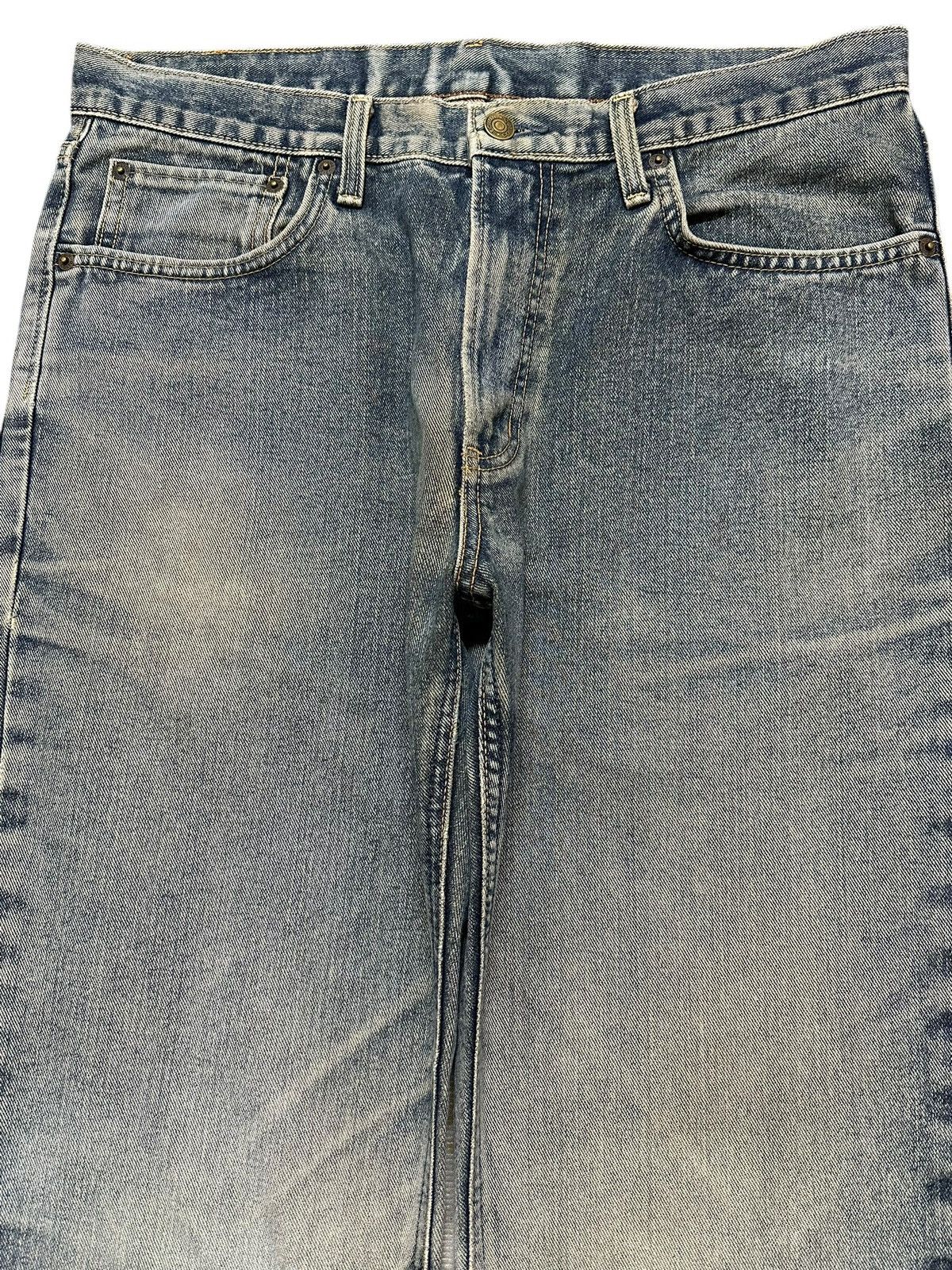 Edwin Vintage Japan Edwin 403 Blue Faded Clawmark Wash Style Jeans Size US 34 / EU 50 - 3 Thumbnail