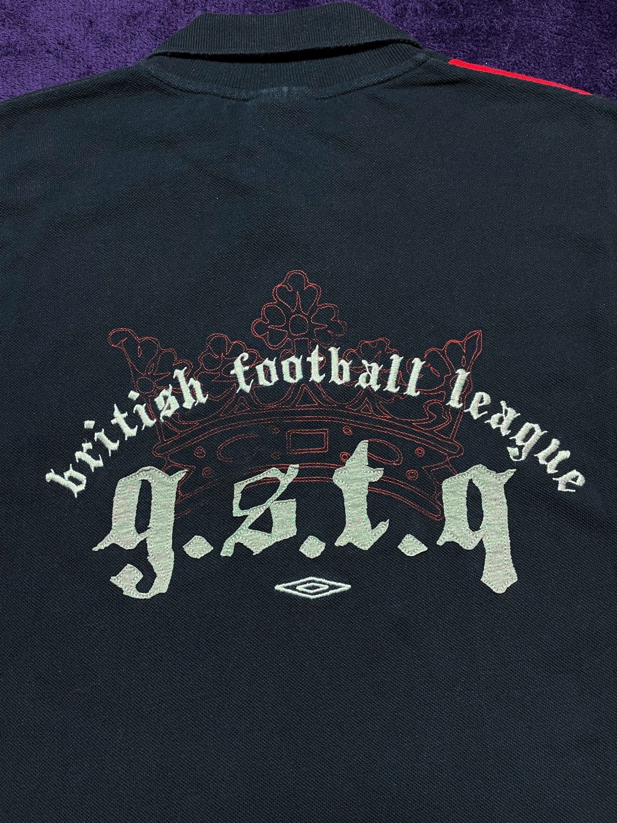 Umbro × Vintage Umbro British football league vinatge retro polo Size US L / EU 52-54 / 3 - 4 Thumbnail