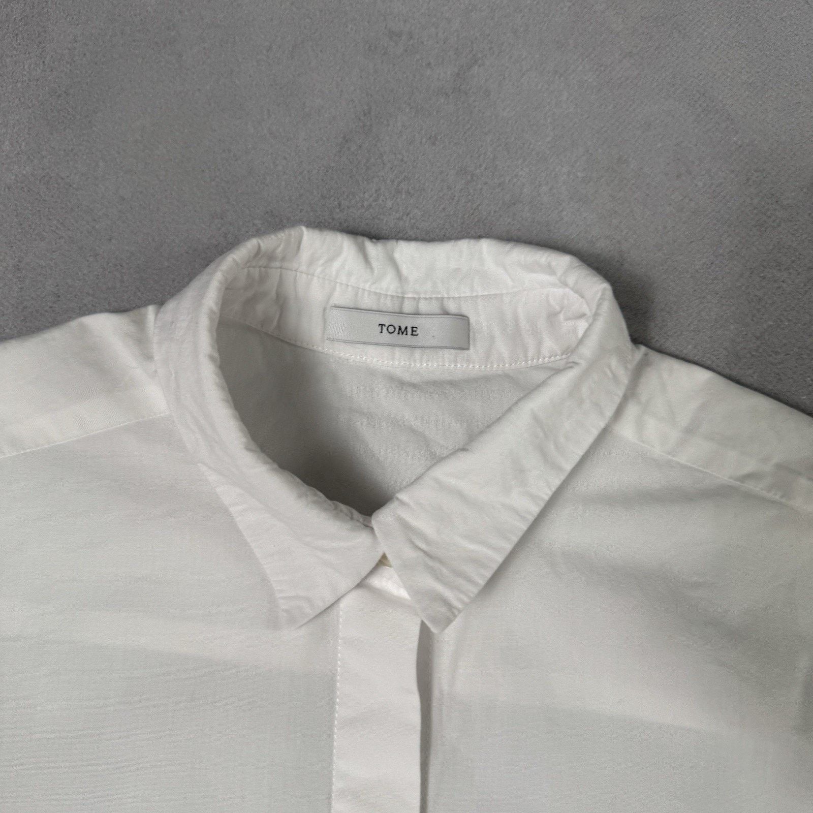 Vintage Tome White Women Shirt Button Up Open Back Size 2 Size XS / US 0-2 / IT 36-38 - 5 Thumbnail