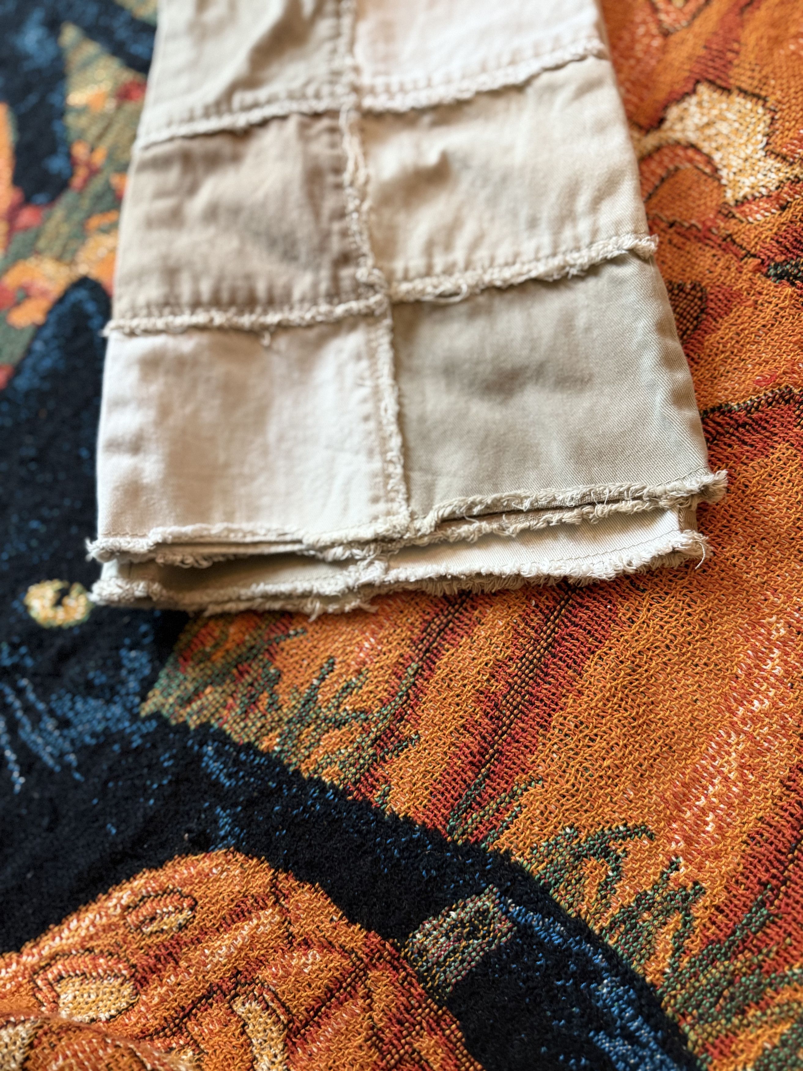 Vintage 2000s Y2K Zana Di Patchwork Pants Size 28" / US 6 / IT 42 - 5 Thumbnail