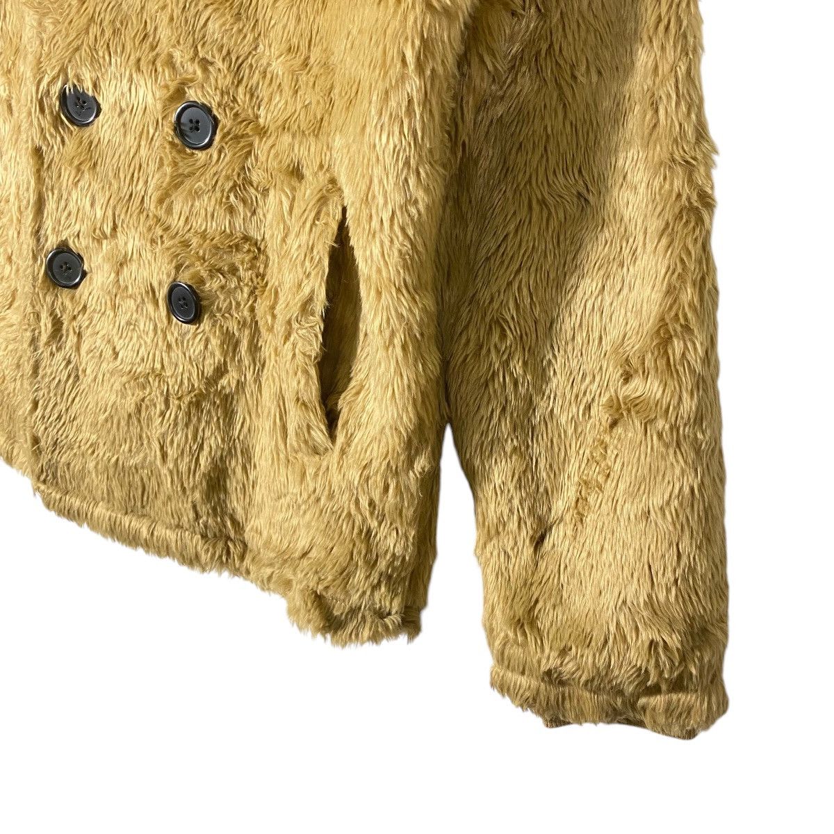 Japanese Brand × Sagafurs × Vintage Vintage Neutral Infinity Faux Fur Button Jacket Size US M / EU 48-50 / 2 - 5 Thumbnail
