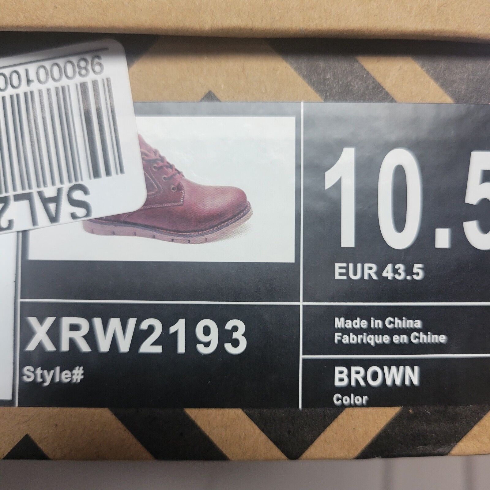 Xray Footwear Xray Boots XRW2193 Men's. Size 10.5. New In Box Size US 10.5 / EU 43-44 - 10 Thumbnail