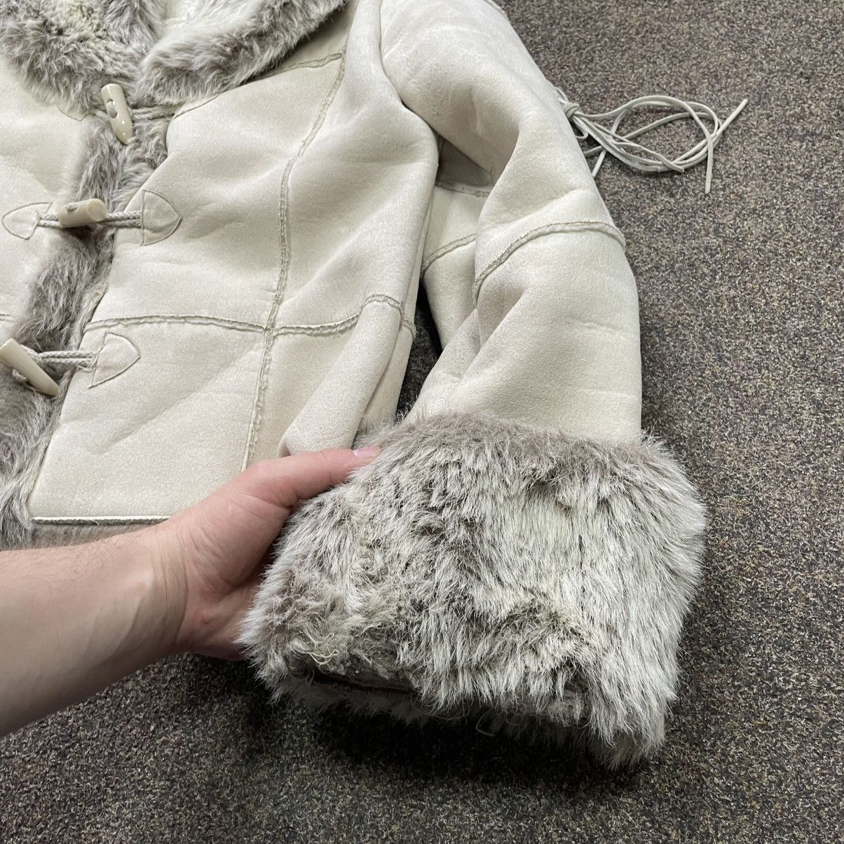 20471120 Vintage Y2K Furry Jacket Mohair Punk Opium BALENCIAGA Style Size M / US 6-8 / IT 42-44 - 3 Thumbnail