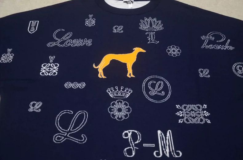Loewe LOEWE Printed knit short sleeve T-shirt Size S / US 4 / IT 40 - 2 Thumbnail