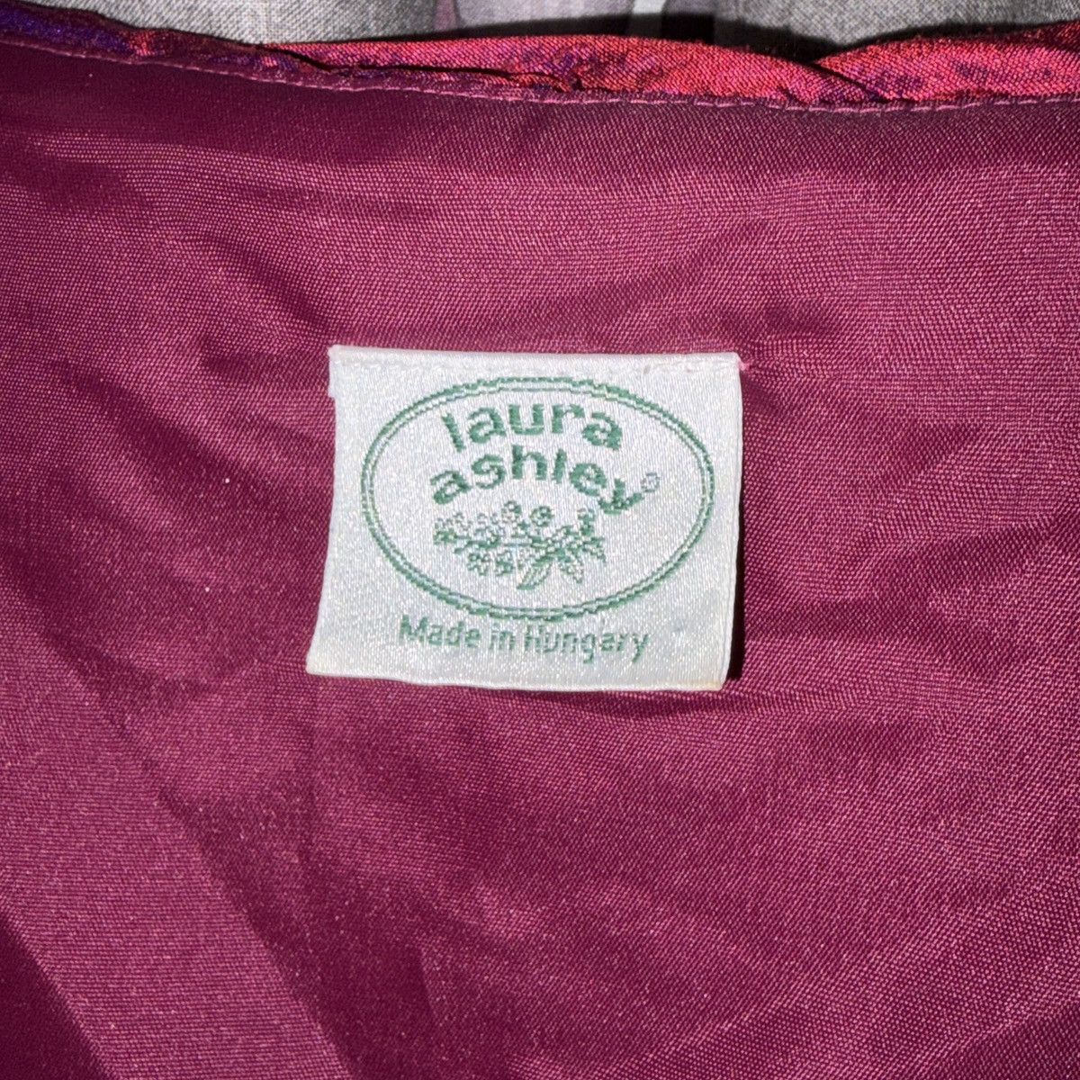 Laura Ashley Vintage 1980s Laura Ashley Silk Ballgown Dress Pink Size XL / US 12-14 / IT 48-50 - 2 Thumbnail