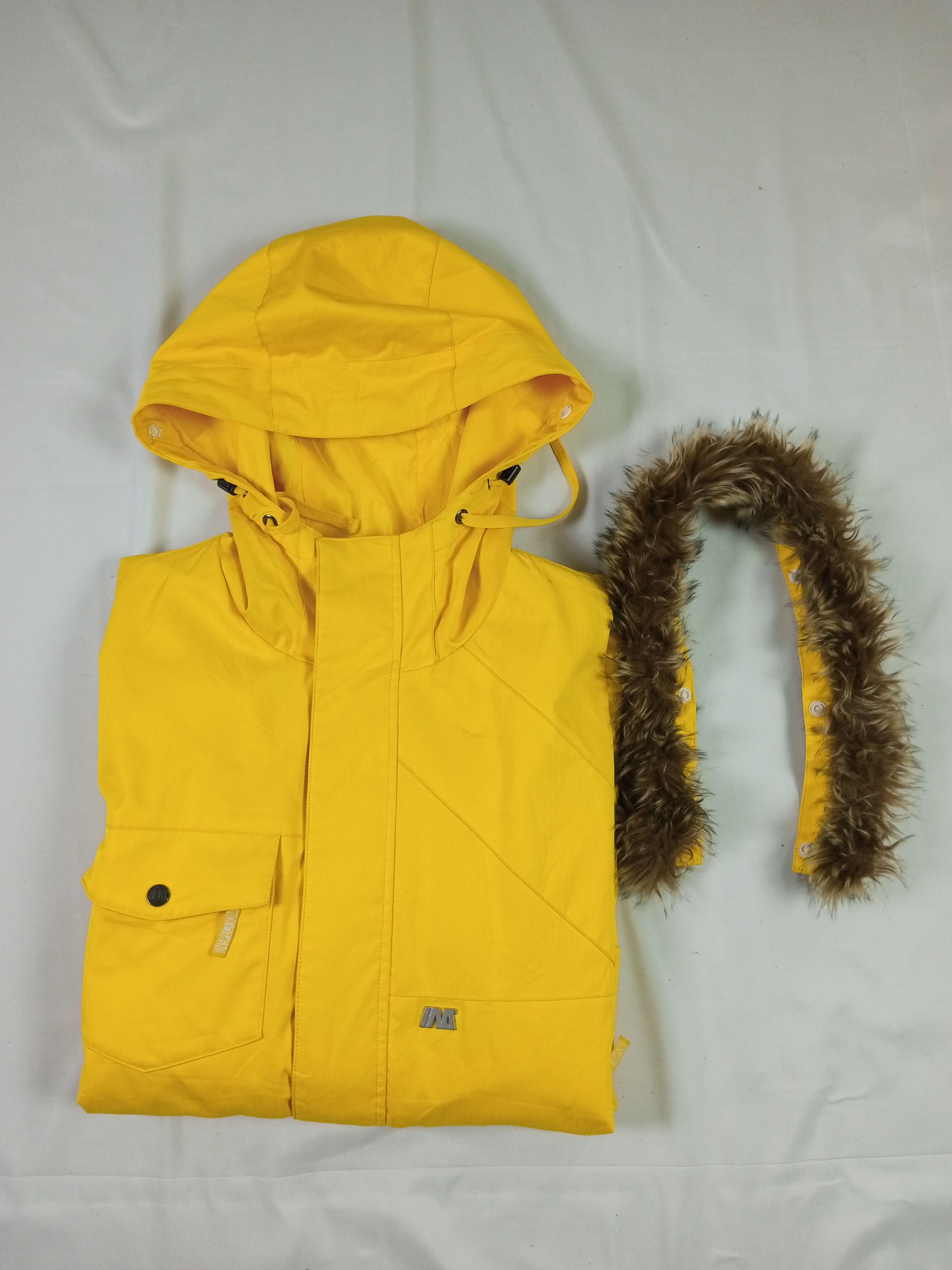 Japanese Brand Inspection Removable Fur Parka Jacket L.G.B. Style Size US L / EU 52-54 / 3 - 24 Thumbnail