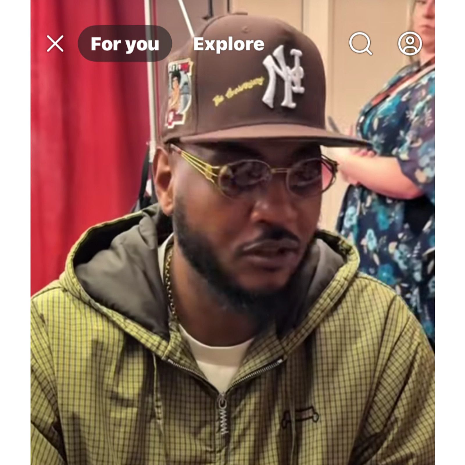 TWNTY-TWO Notorious BIG TWNTY TWO Yankees x Mets brown Snapback & pin Size ONE SIZE - 2 Thumbnail