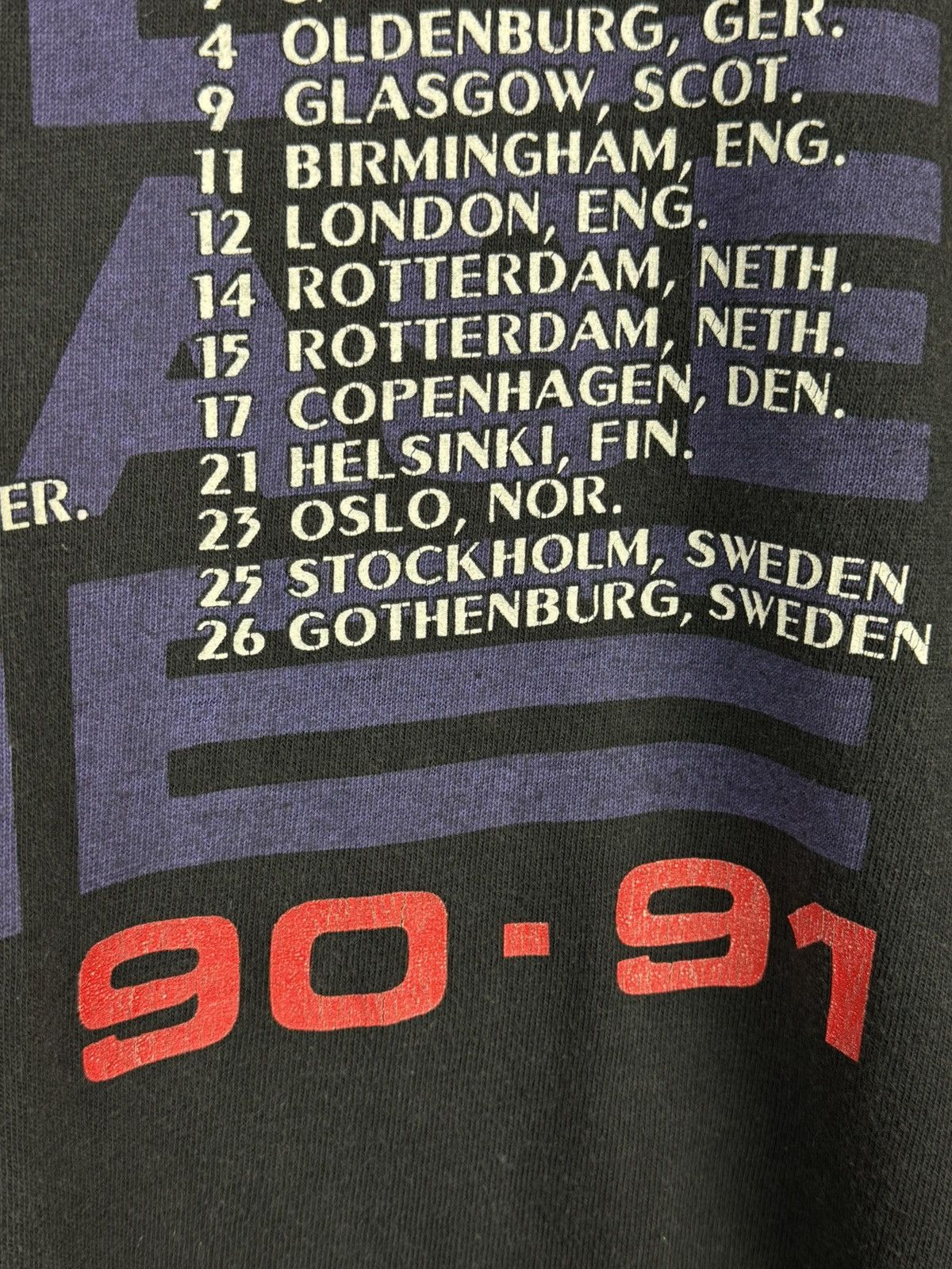 Band Tees 90s Scorpions Tease Me Please Me 1990/91 Tour Long Sleeve XL Size US XL / EU 56 / 4 - 7 Thumbnail