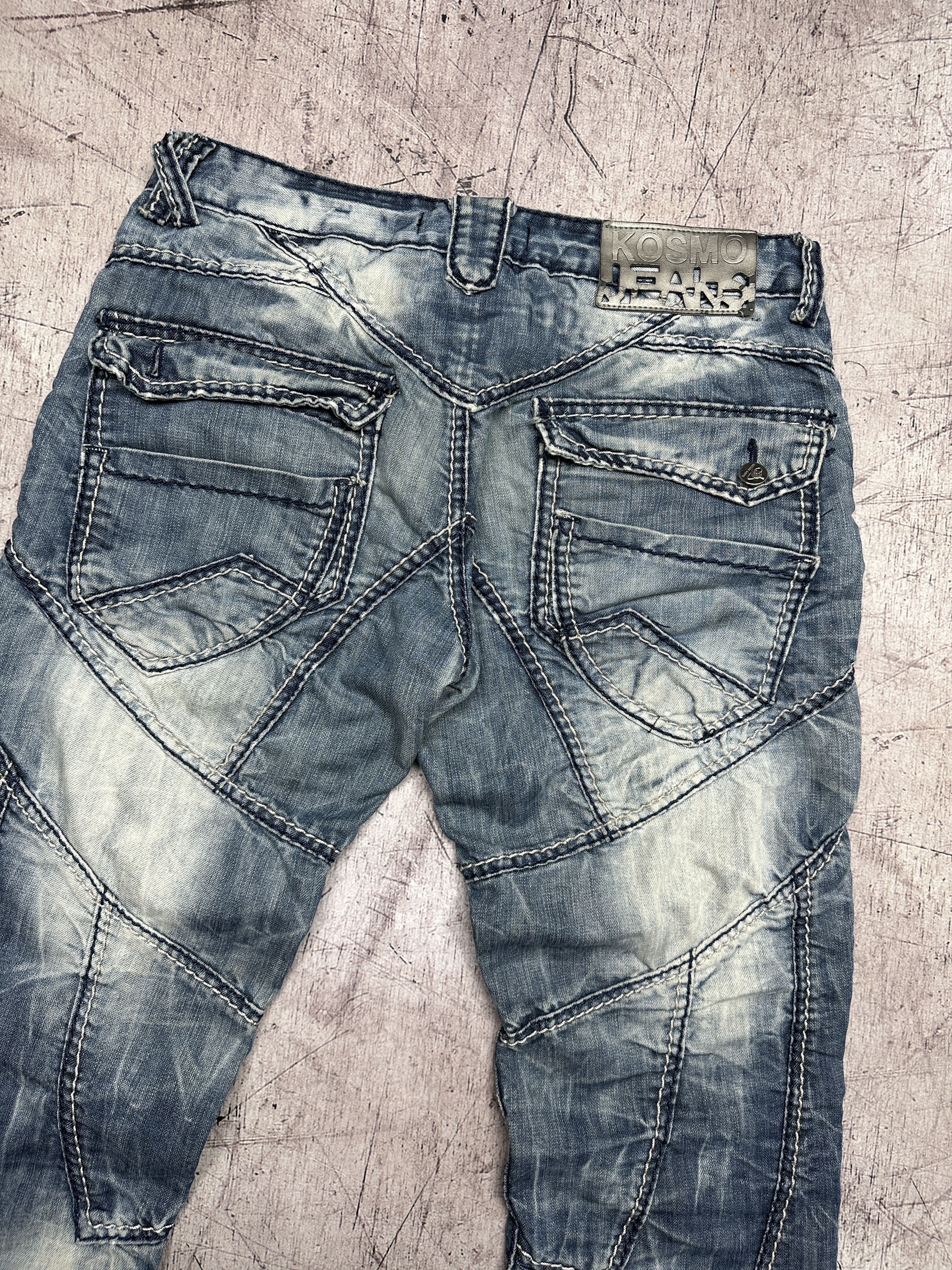 Japanese Brand × Vintage K&M Kosmo Lupo Vintage Mens Denim Pants Jeans Size US 32 / EU 48 - 8 Thumbnail