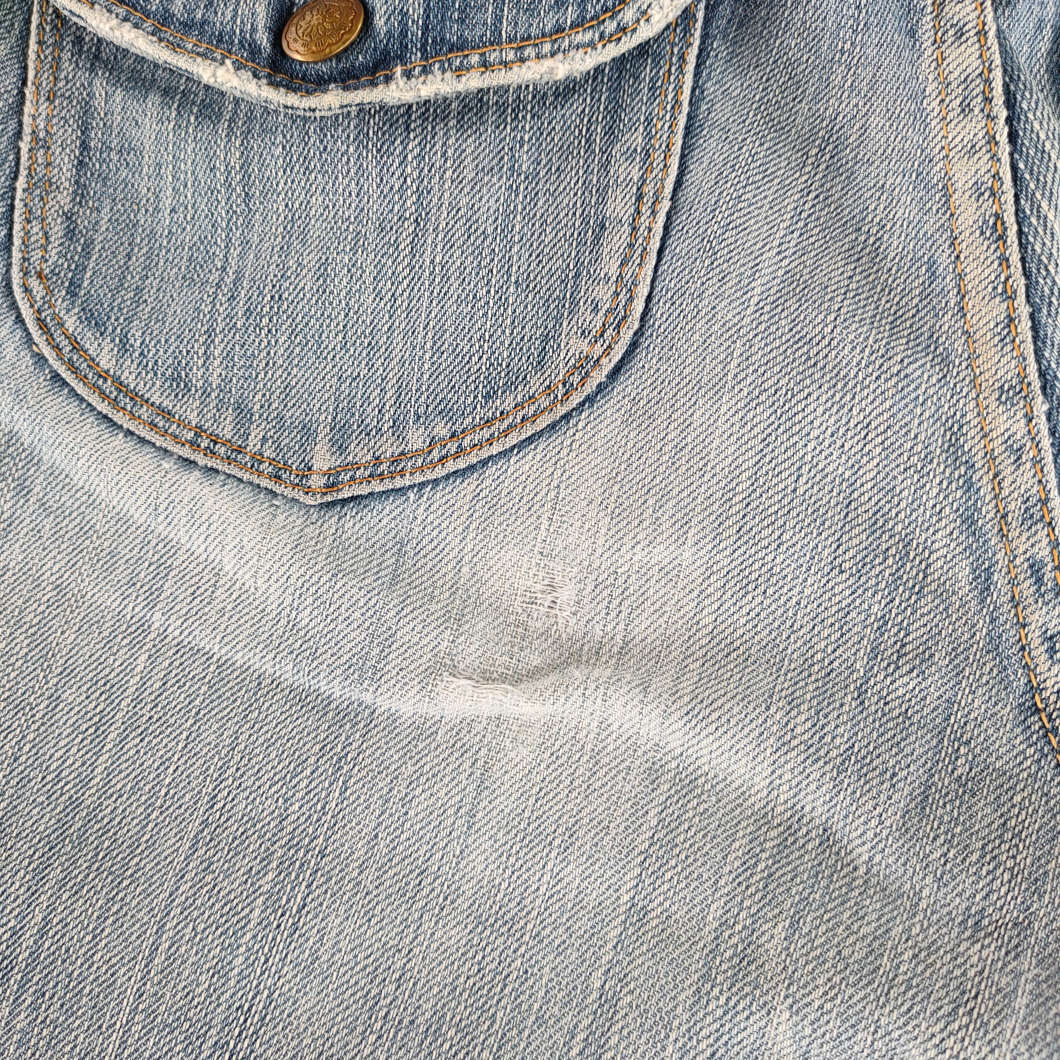 Japanese Brand FLARE VINTAGE STYLE UP BOOTCUT FADED JEANS DENIM PANTS Size US 32 / EU 48 - 10 Thumbnail