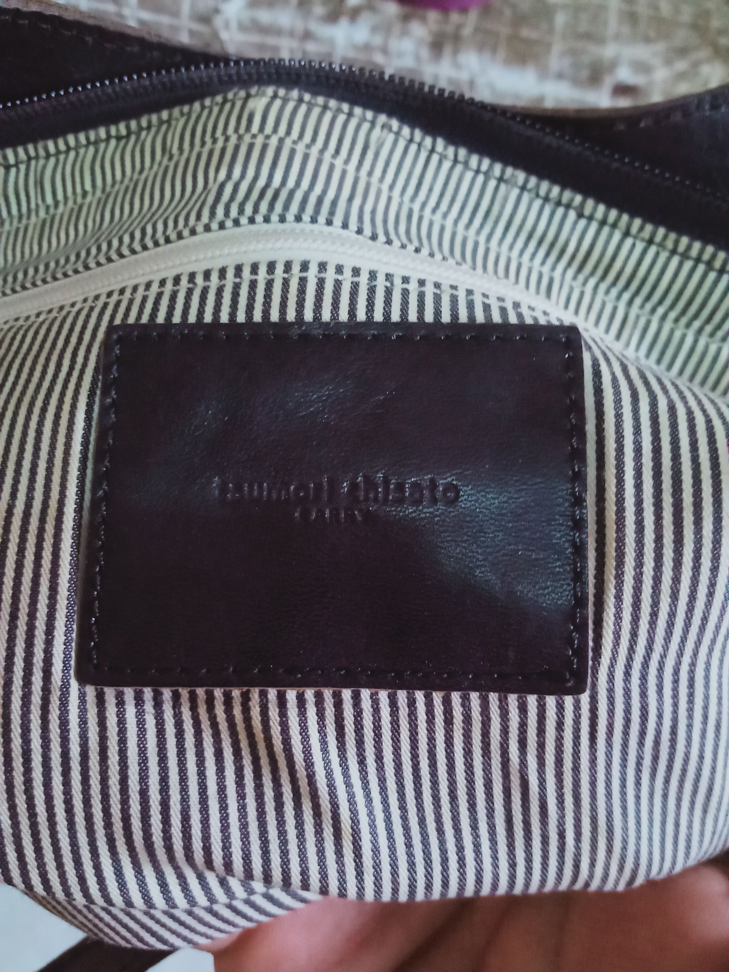 Issey Miyake Tsumori Chisato Issey Miyake Carry Patina Leather Bag Size ONE SIZE - 2 Thumbnail