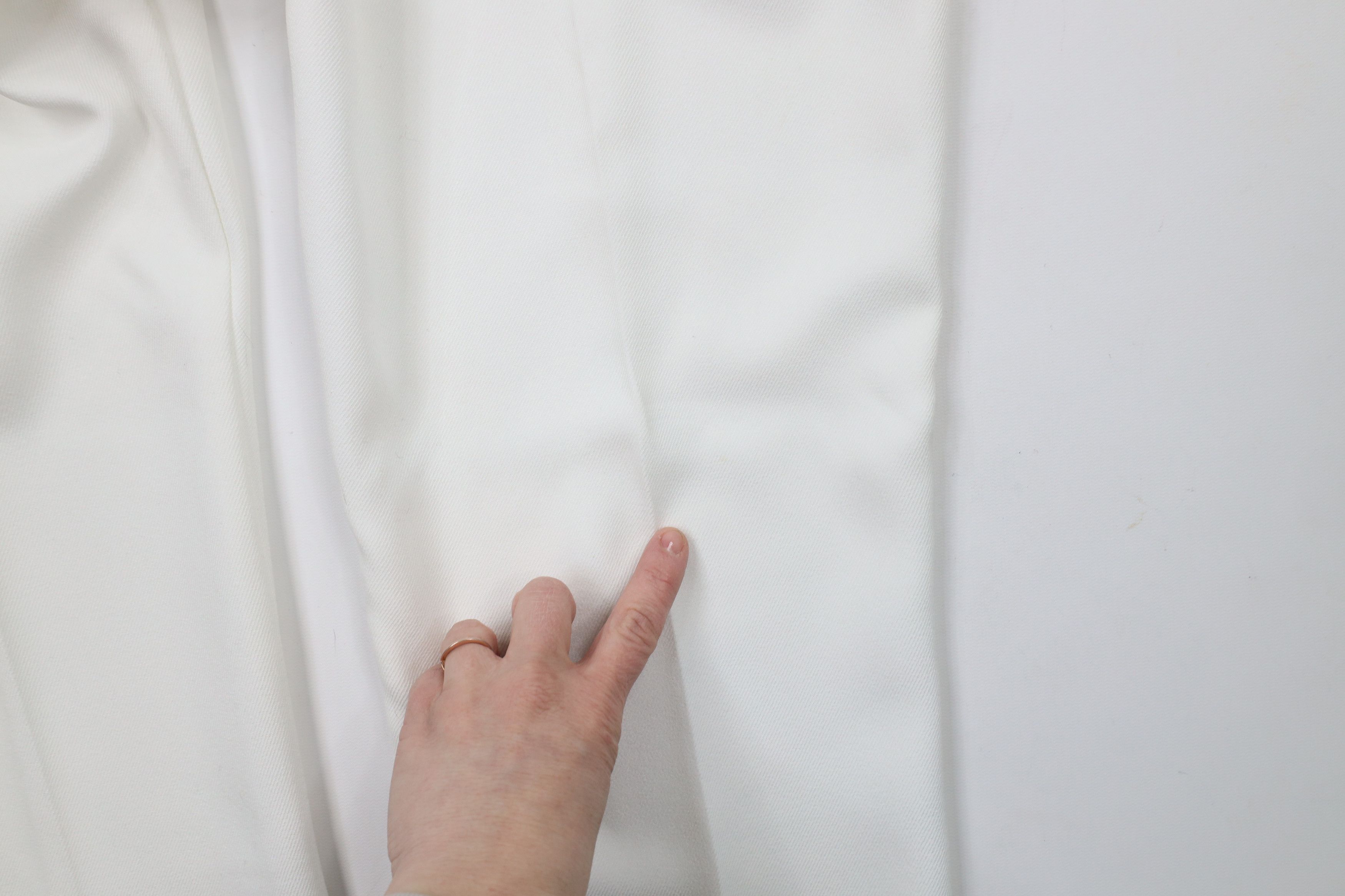 Vintage Vintage 90s Streetwear Flared Wide Leg Chino Pants White Size US 33 - 12 Thumbnail