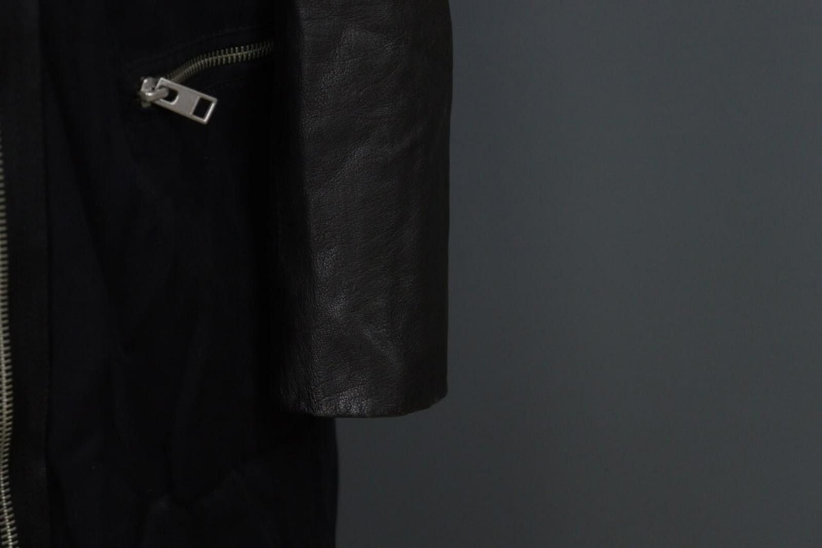Allsaints AllSaints Black Lyocell Mock Zipper Knox Parka Jacket Size 4 Size S / US 4 / IT 40 - 5 Thumbnail