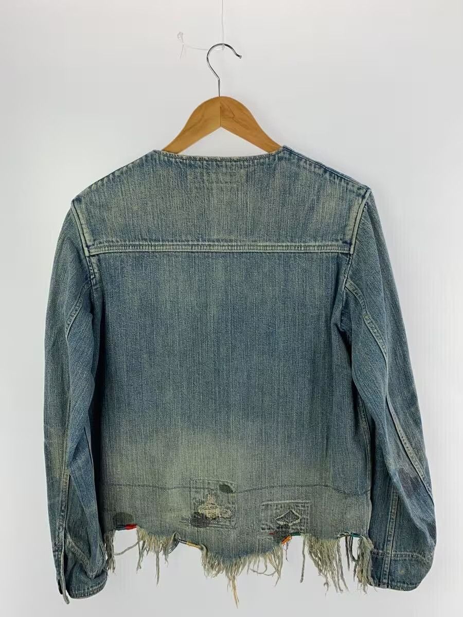 Kapital Distressed Frayed Denim Jacket Size US S / EU 44-46 / 1 - 2 Thumbnail