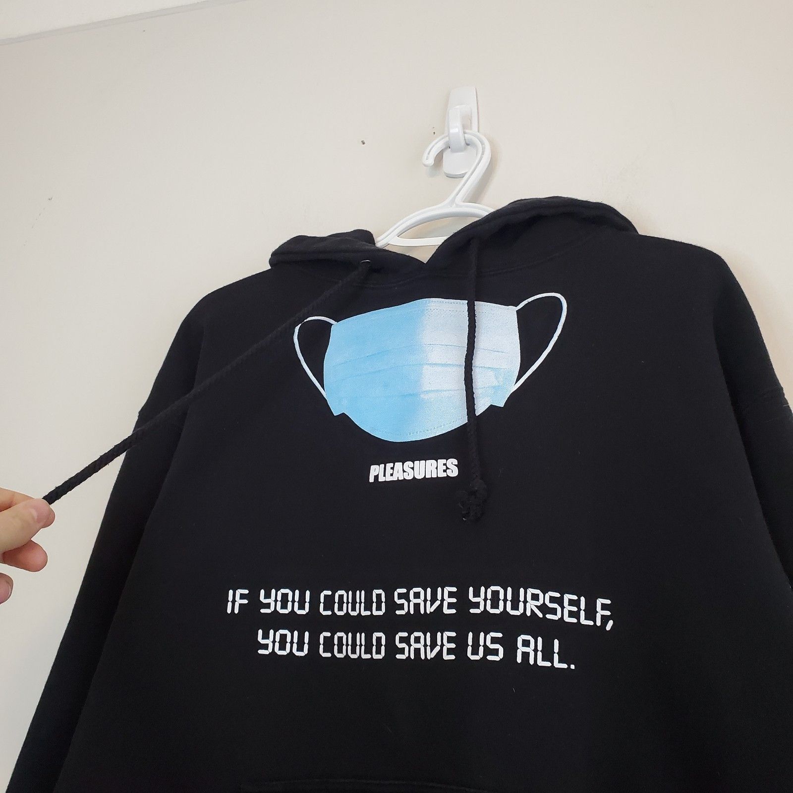 Pleasures Pleasures Save Yourself Mask Hoodie Sweater Black Size L Size US L / EU 52-54 / 3 - 3 Thumbnail