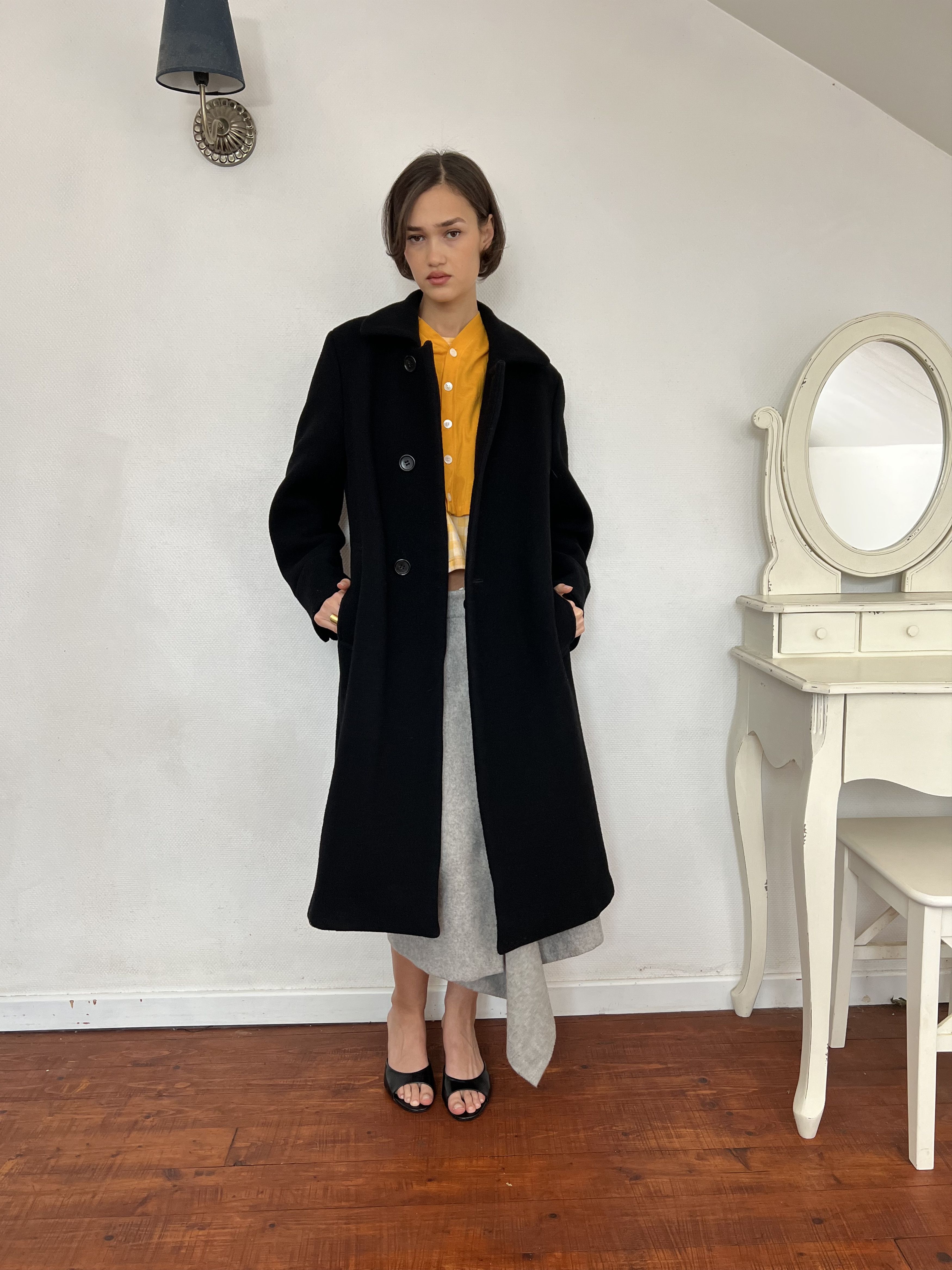 Comme des Garcons Yohji Yamamoto Long Coat Size S / US 4 / IT 40 - 5 Thumbnail