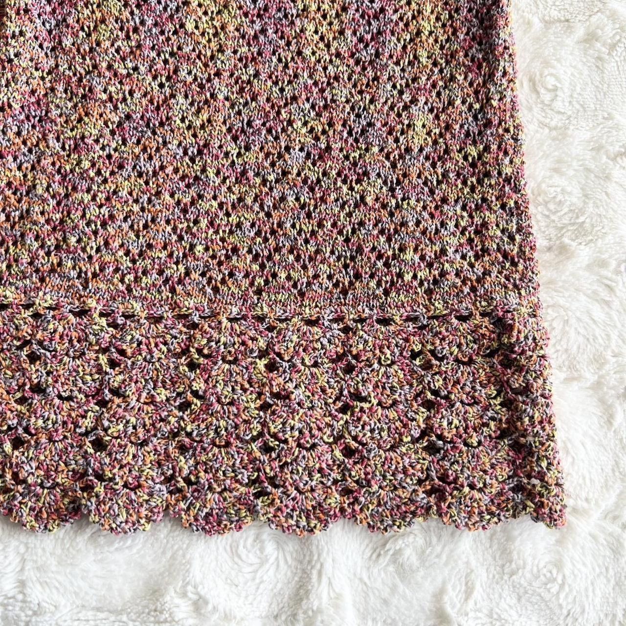 Talbots Vintage Talbots Crochet Sweater Vest Womens M Pink Eclectic Size M / US 6-8 / IT 42-44 - 7 Thumbnail