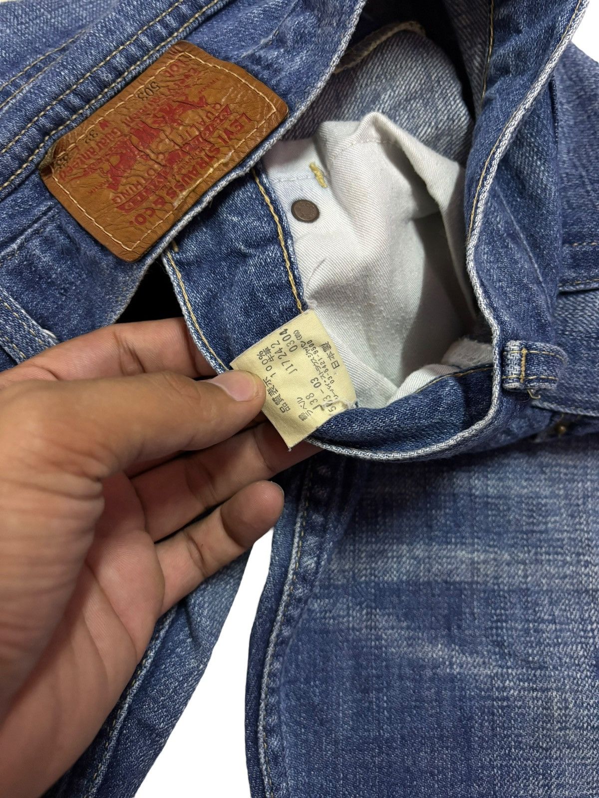 Levi's Vtg 90s Levis Japan 503 Baggy Jeans Size US 31 - 8 Thumbnail