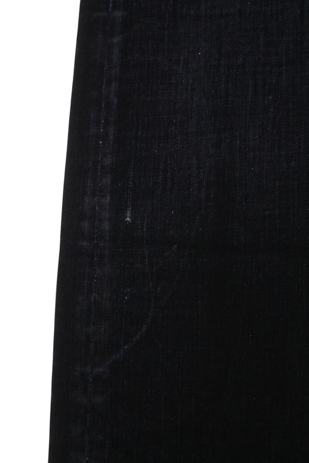 R13 BOY STRAIGHT 28 Flocked Black Velvet Cropped Dark 86249 Size 28" / US 6 / IT 42 - 11 Thumbnail
