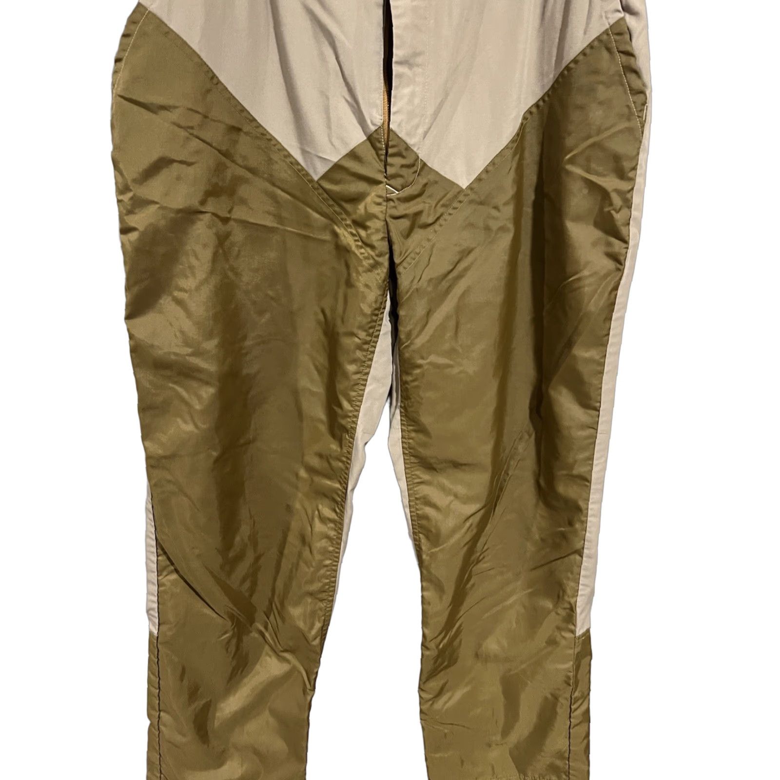 Vtg Raewiks Woodland Mens 40 Brown Bush Poplin Pants Hunting Field Water Resistant Regular Fit Straight Inseam 33