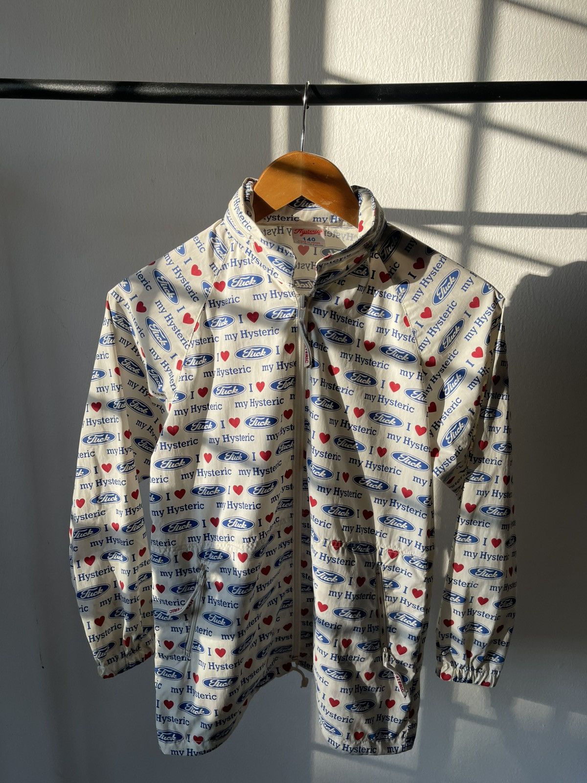 Hysteric Glamour 2000s Hysteric Glamour Overprint Fuck Love JACKET #98 Size US XS / EU 42 / 0 - 1 Thumbnail