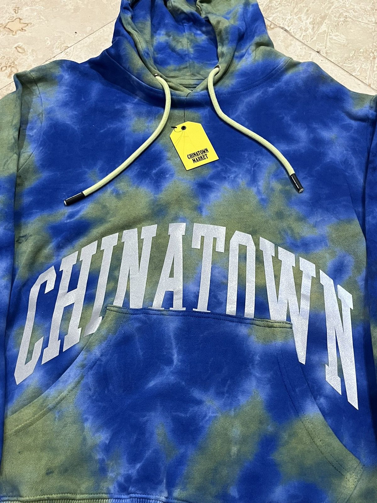 Market Chinatown Market Reflective Spell Out Hoodie Size US M / EU 48-50 / 2 - 2 Thumbnail
