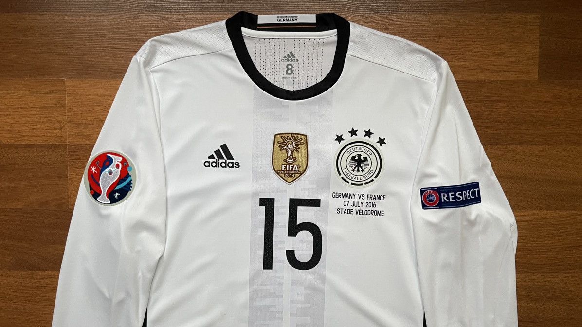 Adidas × Vintage GERMANY ADIDAS ADIZERO 2016 HOME JERSEY #15 WEIGL Size US XL / EU 56 / 4 - 3 Thumbnail