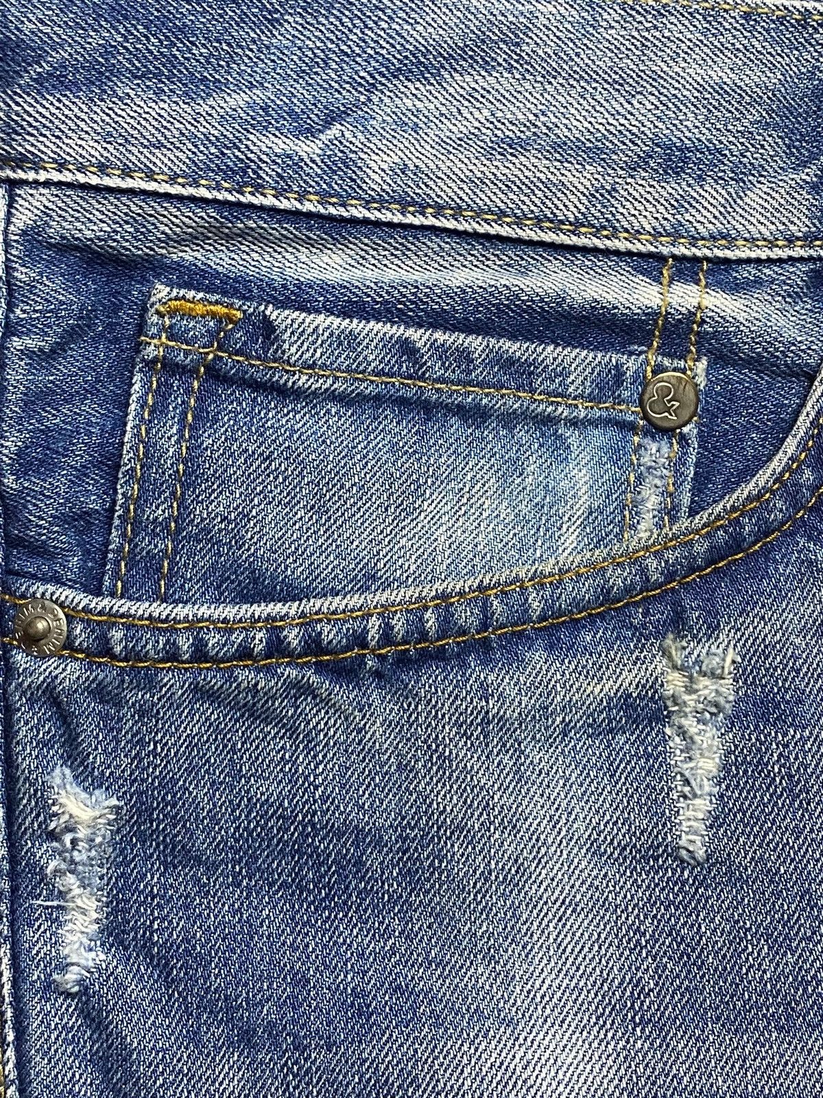 Japanese Brand Vintage Japan Brand &Denim Distressed Style Jeans Size US 36 / EU 52 - 10 Thumbnail